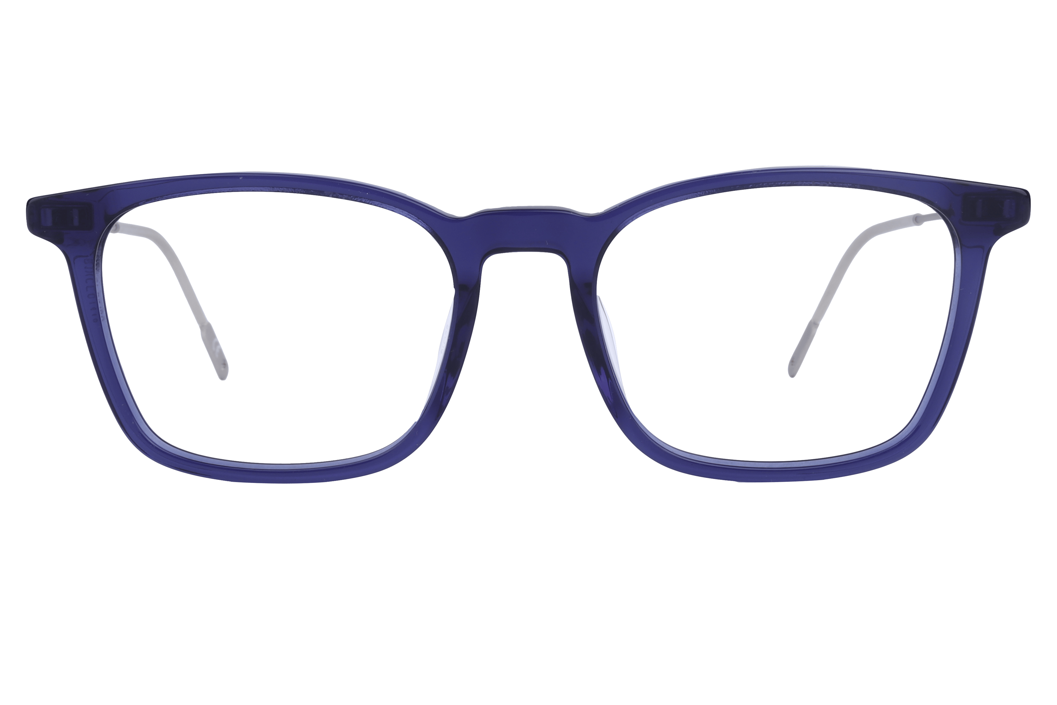 Mont Blanc N MB0005O Frame Blue Male Full Metal Frame — Blue frame — view 2