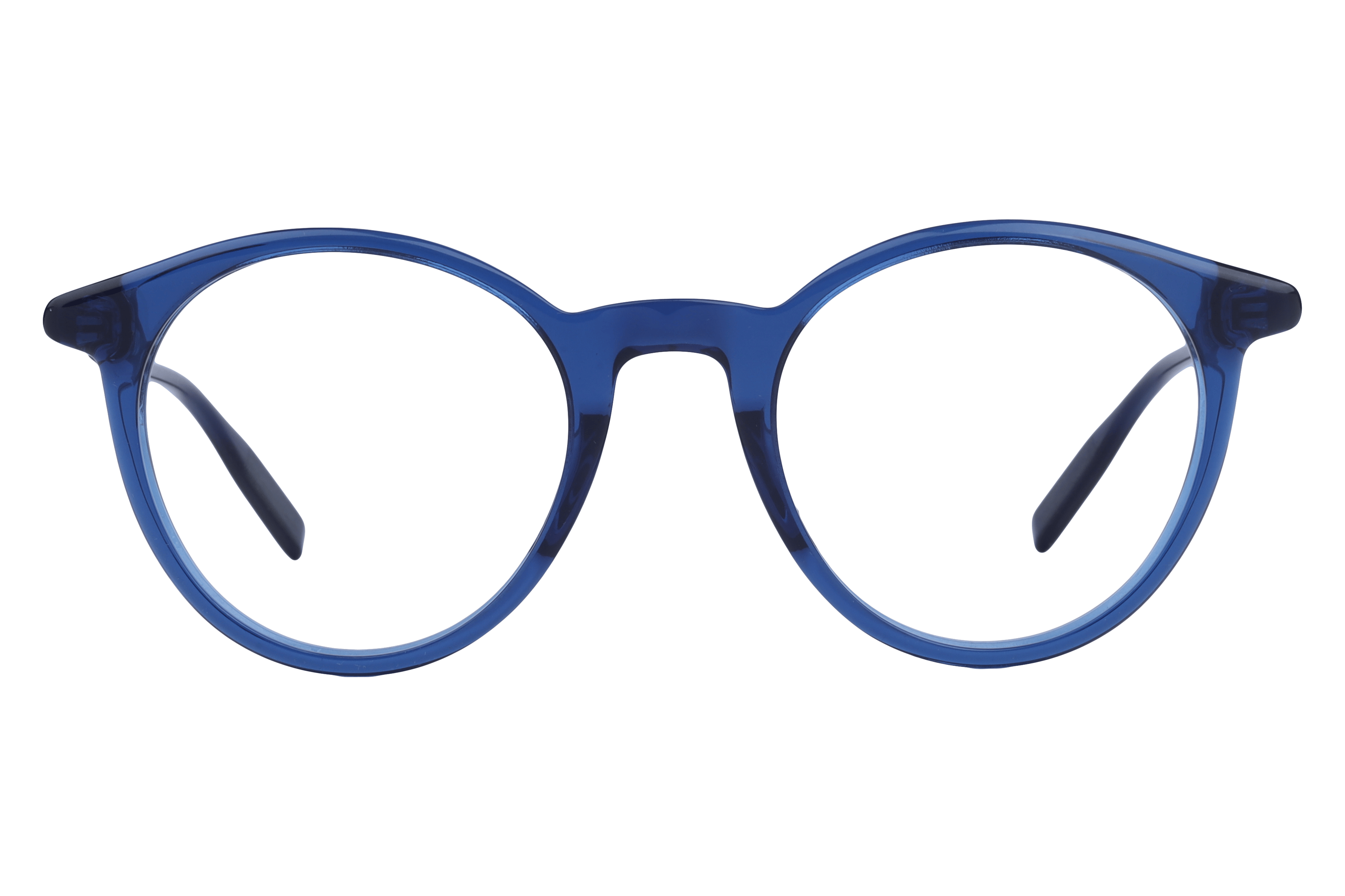 Mont Blanc N MB0009O Frame Blue Female Full Shell Frame — Blue frame — view 2