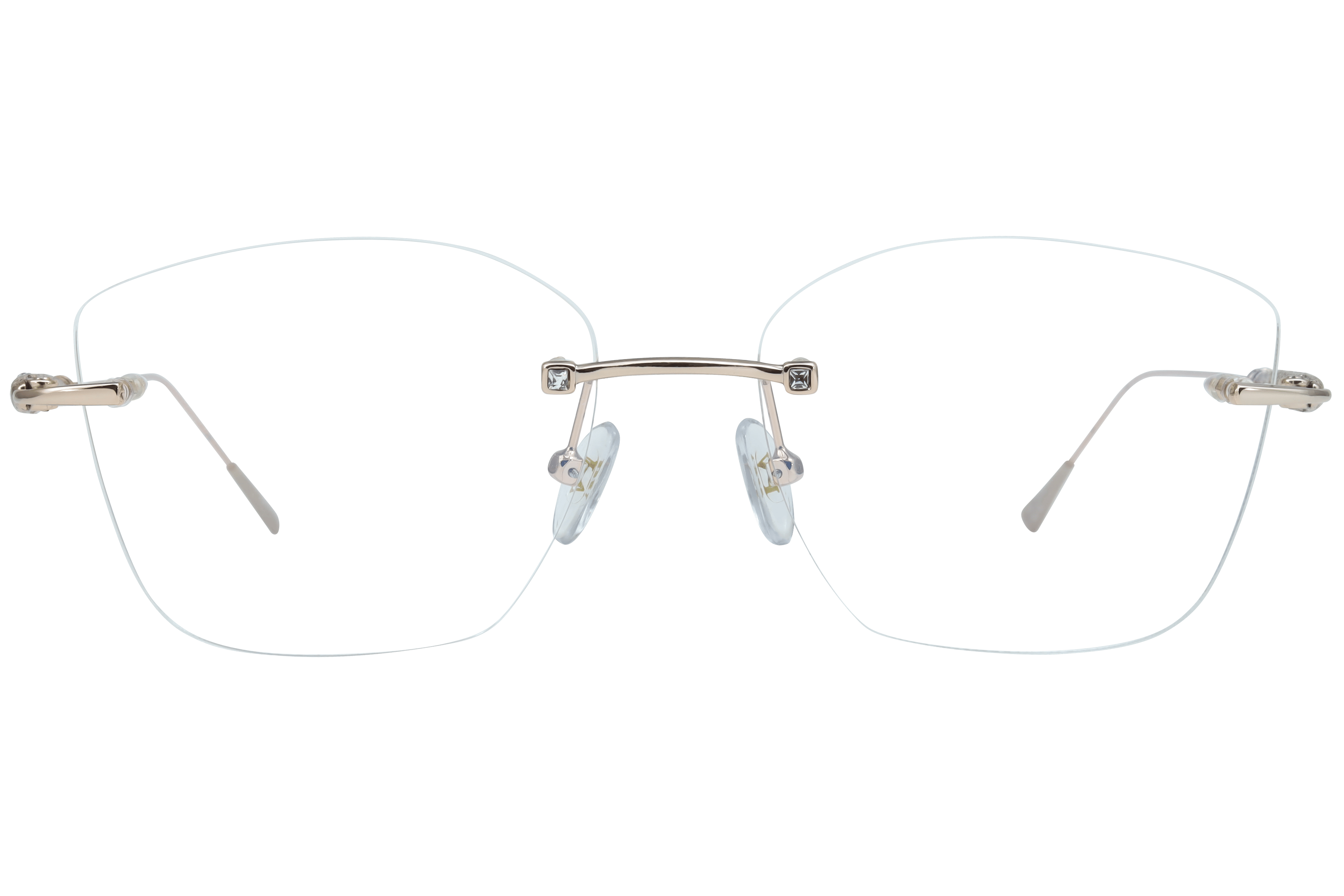 PAUL VOSHERONT PV390 Frame Gold Female RimLess Metal