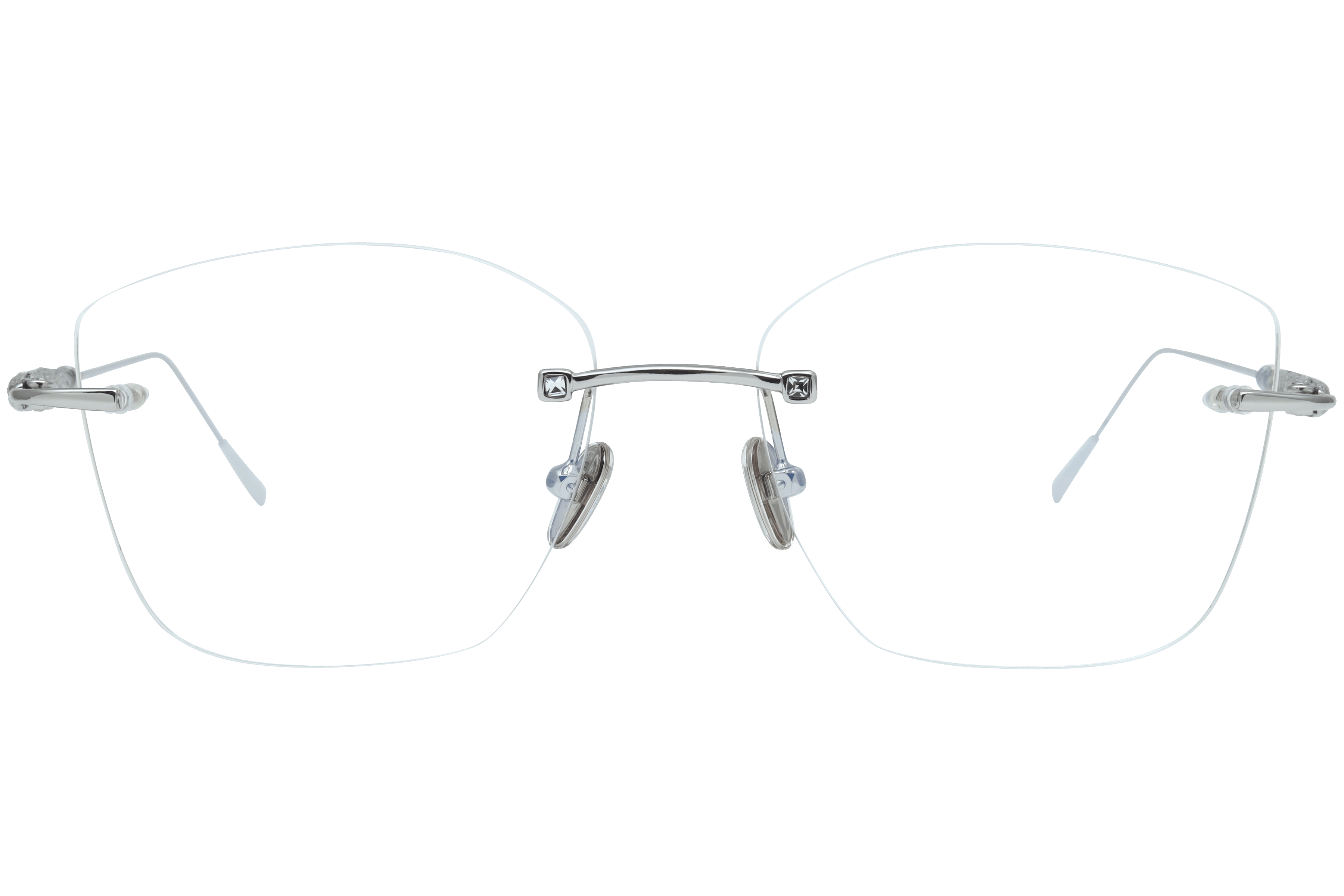 PAUL VOSHERONT PV390 Frame Silver Female RimLess Metal
