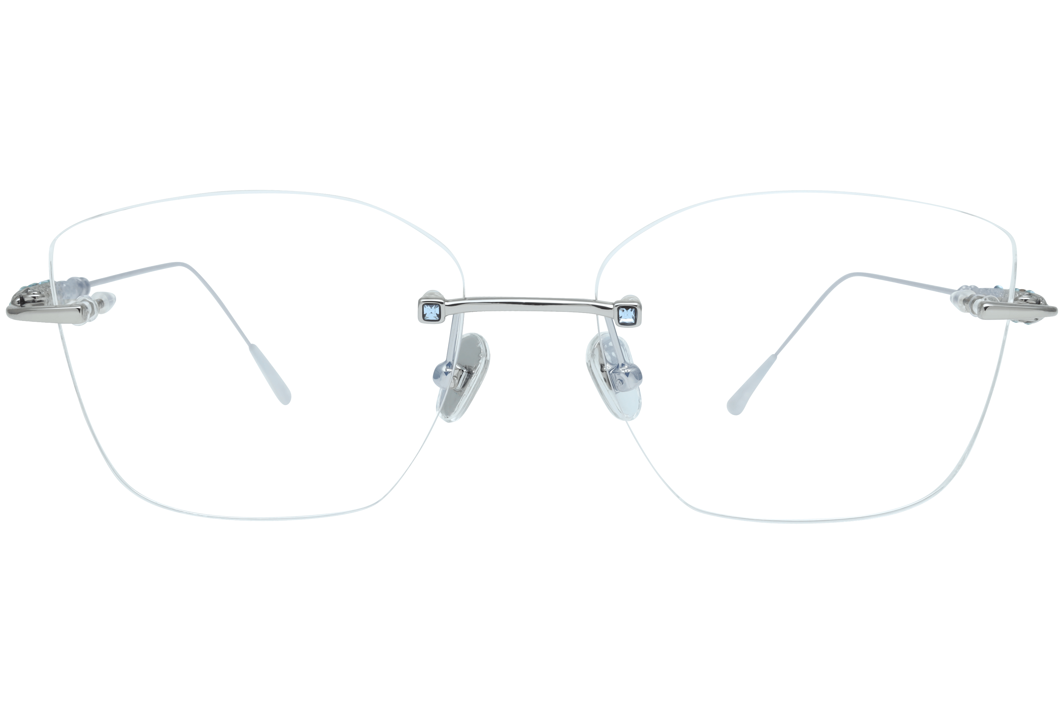 PAUL VOSHERONT PV390 Frame Silver Female RimLess Metal