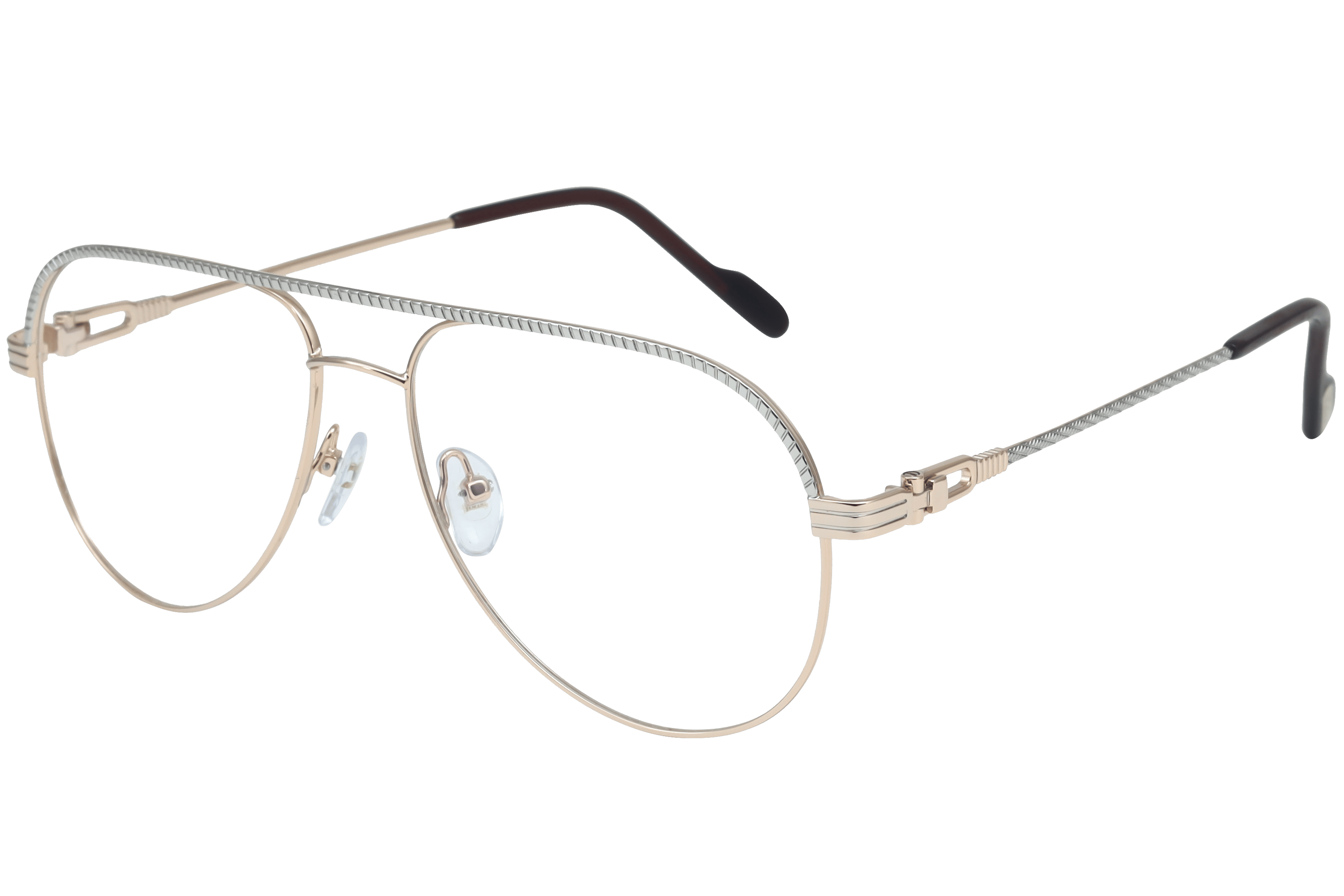 PAUL VOSHERONT PV395 Frame Gold Male Full Metal Frame — view 1