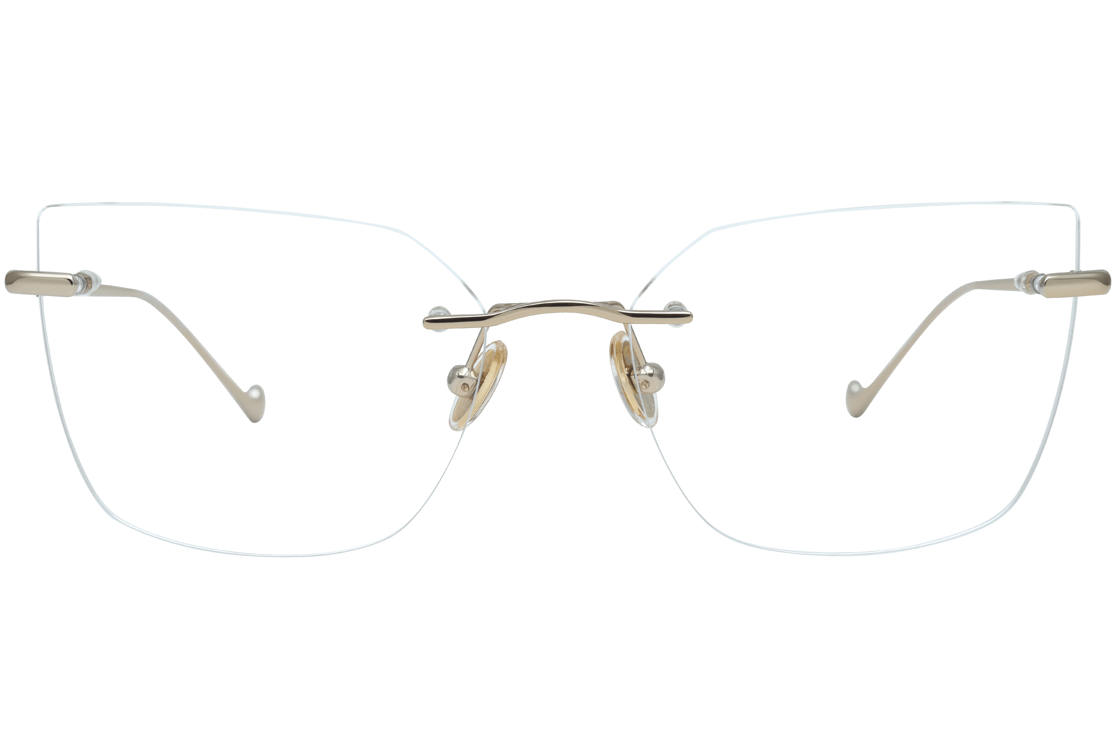 PAUL VOSHERONT PV611 Frame Gold Female RimLess Metal