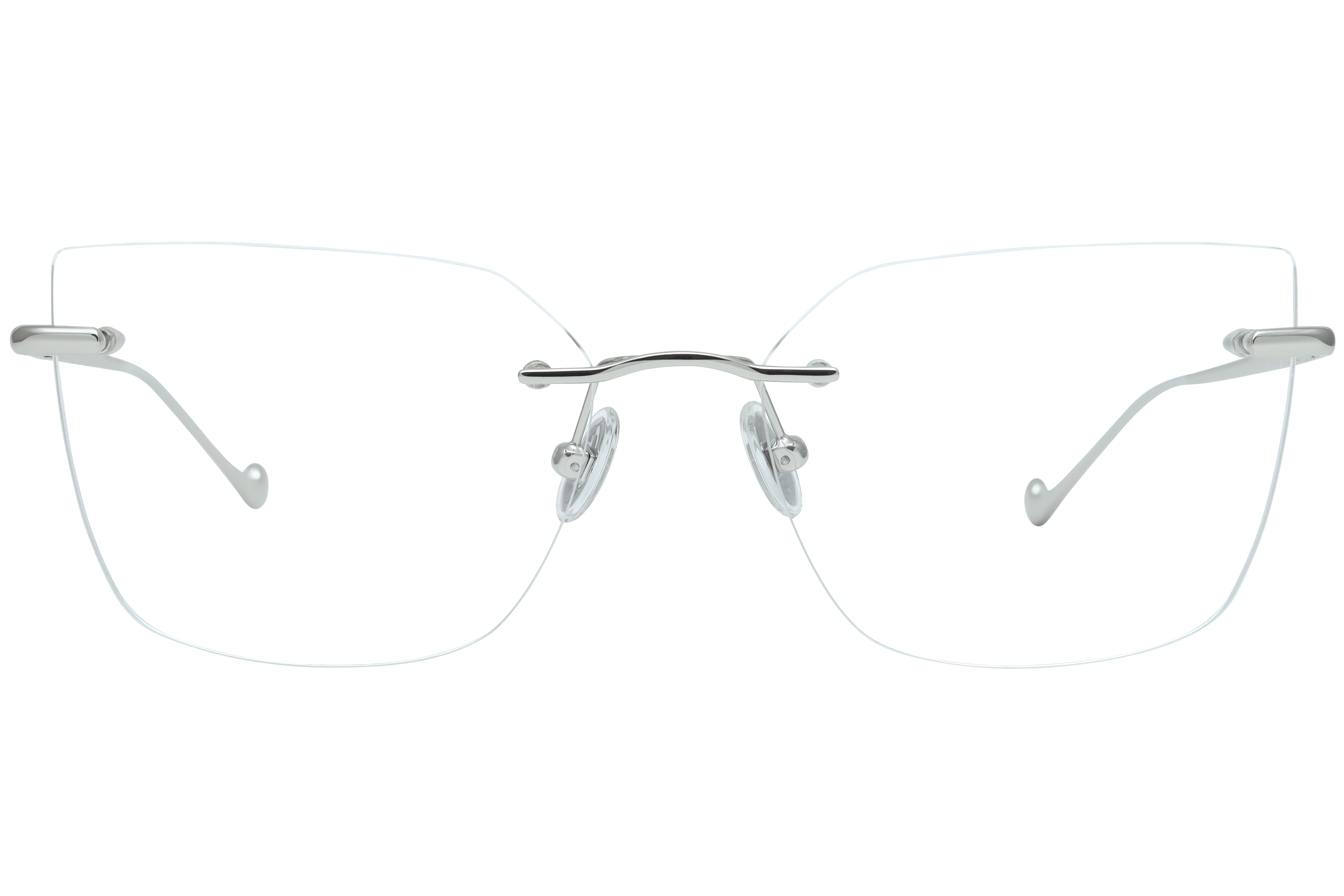 PAUL VOSHERONT PV611 Frame Silver Female RimLess Metal