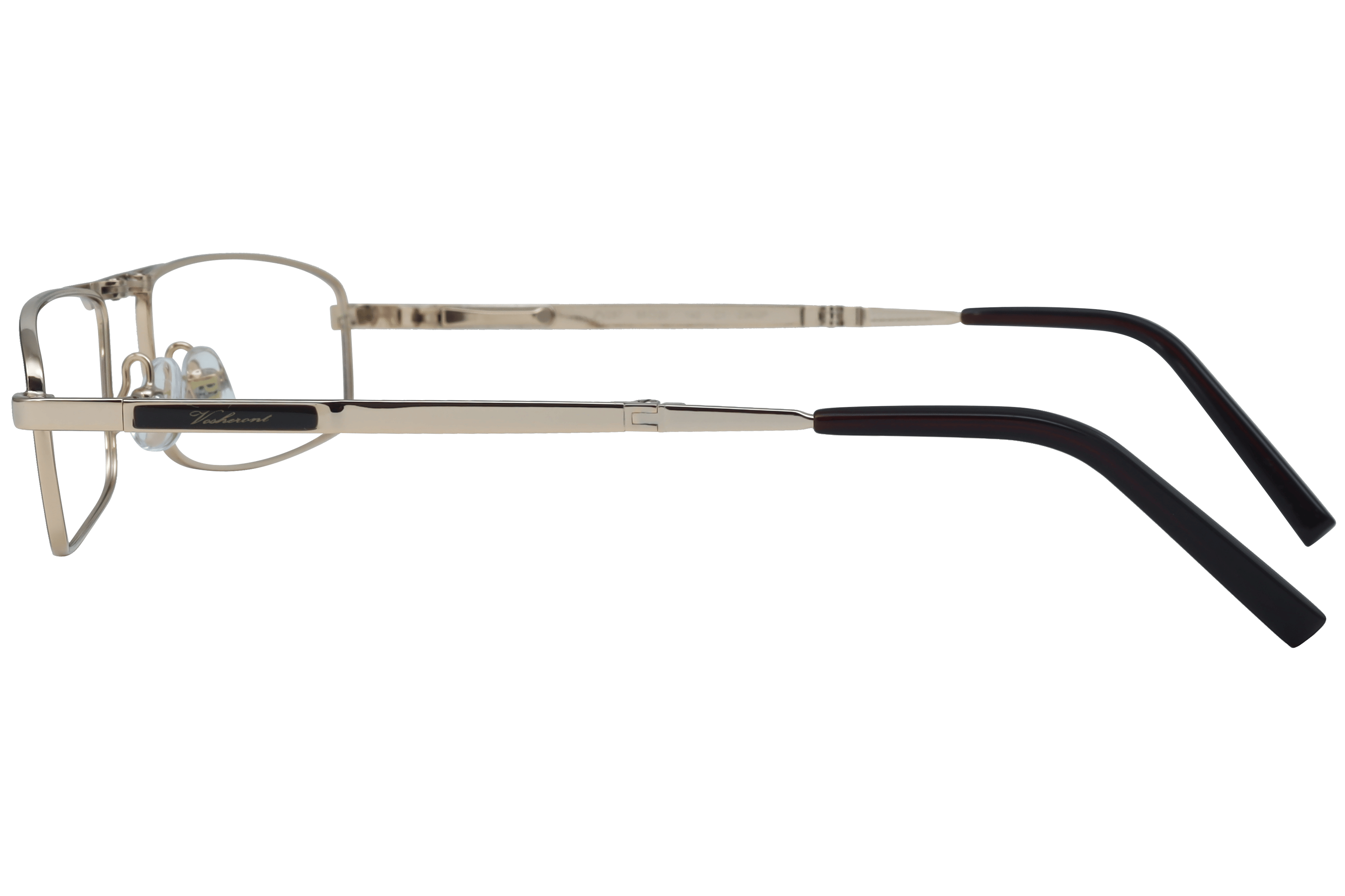 PAUL VOSHERONT PV257 Frame Gold Male Full Metal Frame — view 3