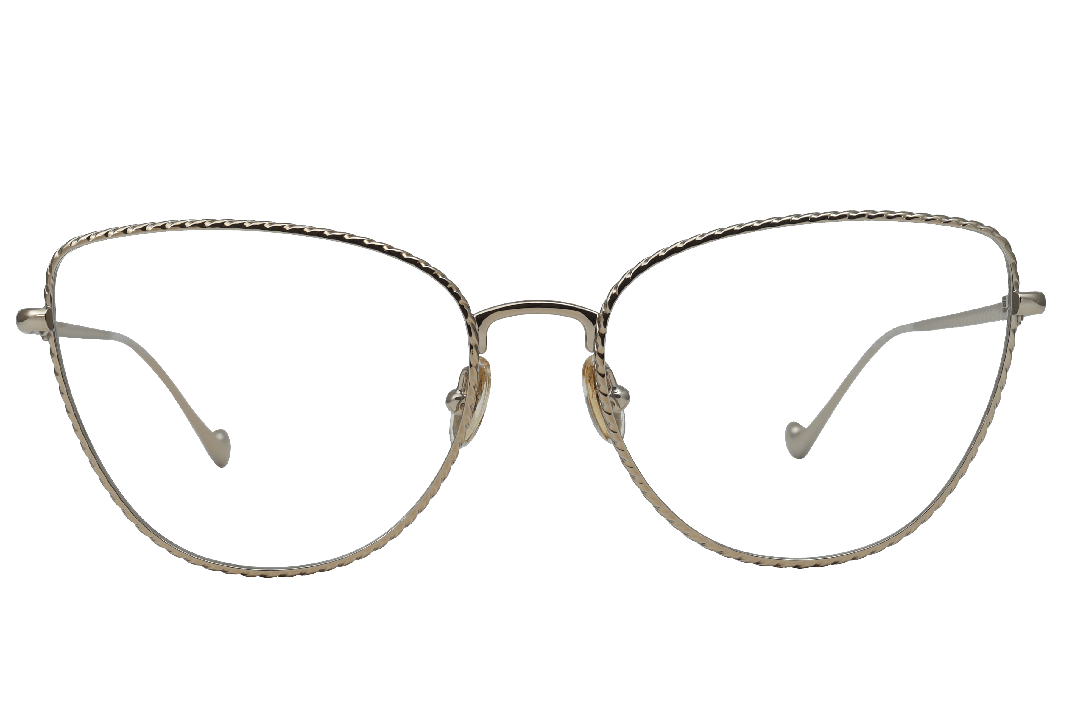 PAUL VOSHERONT PV613 Frame Gold Female Full Metal Frame — view 2