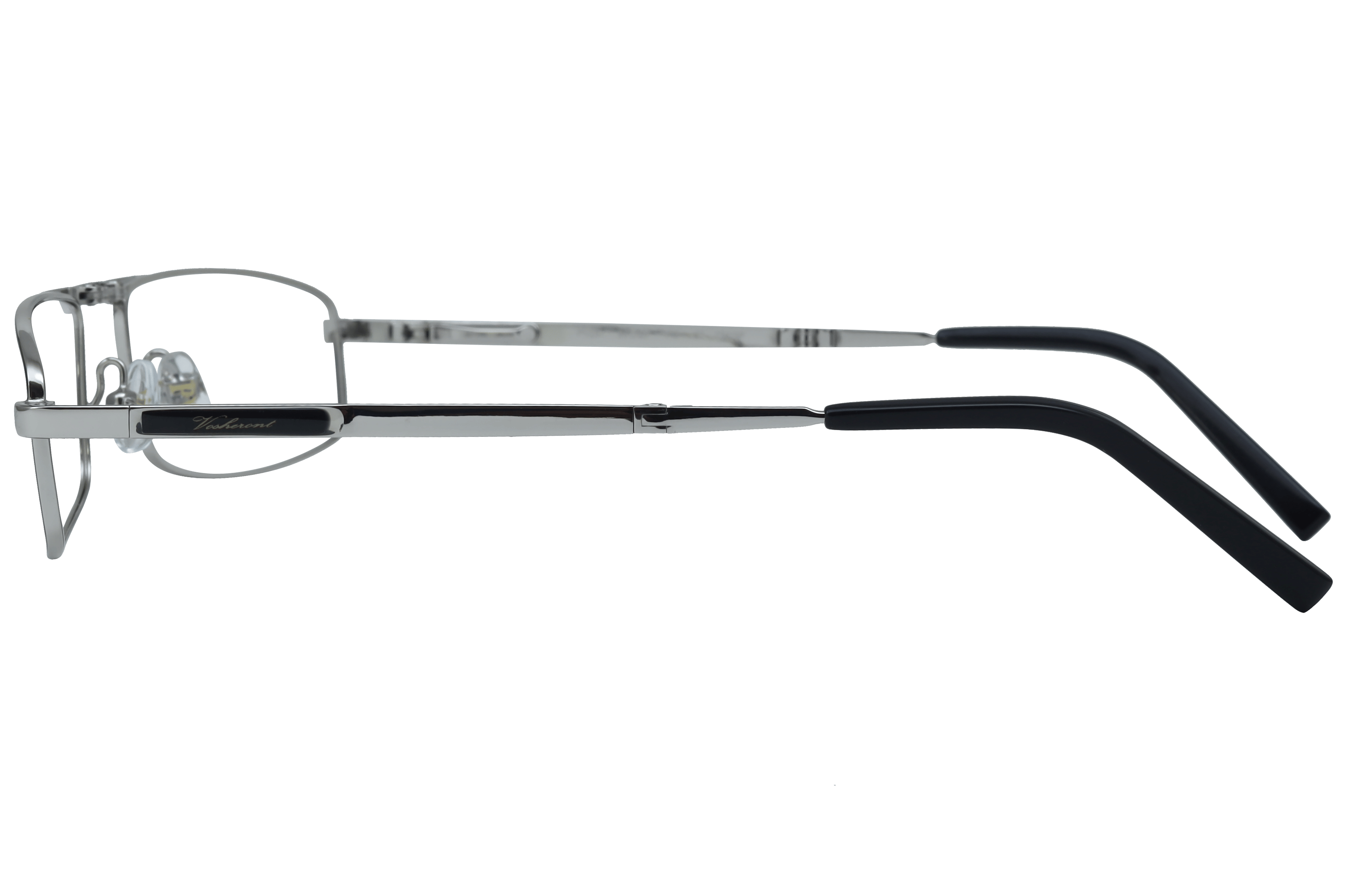 PAUL VOSHERONT PV257 Frame Silver Male Full Metal Frame — view 3
