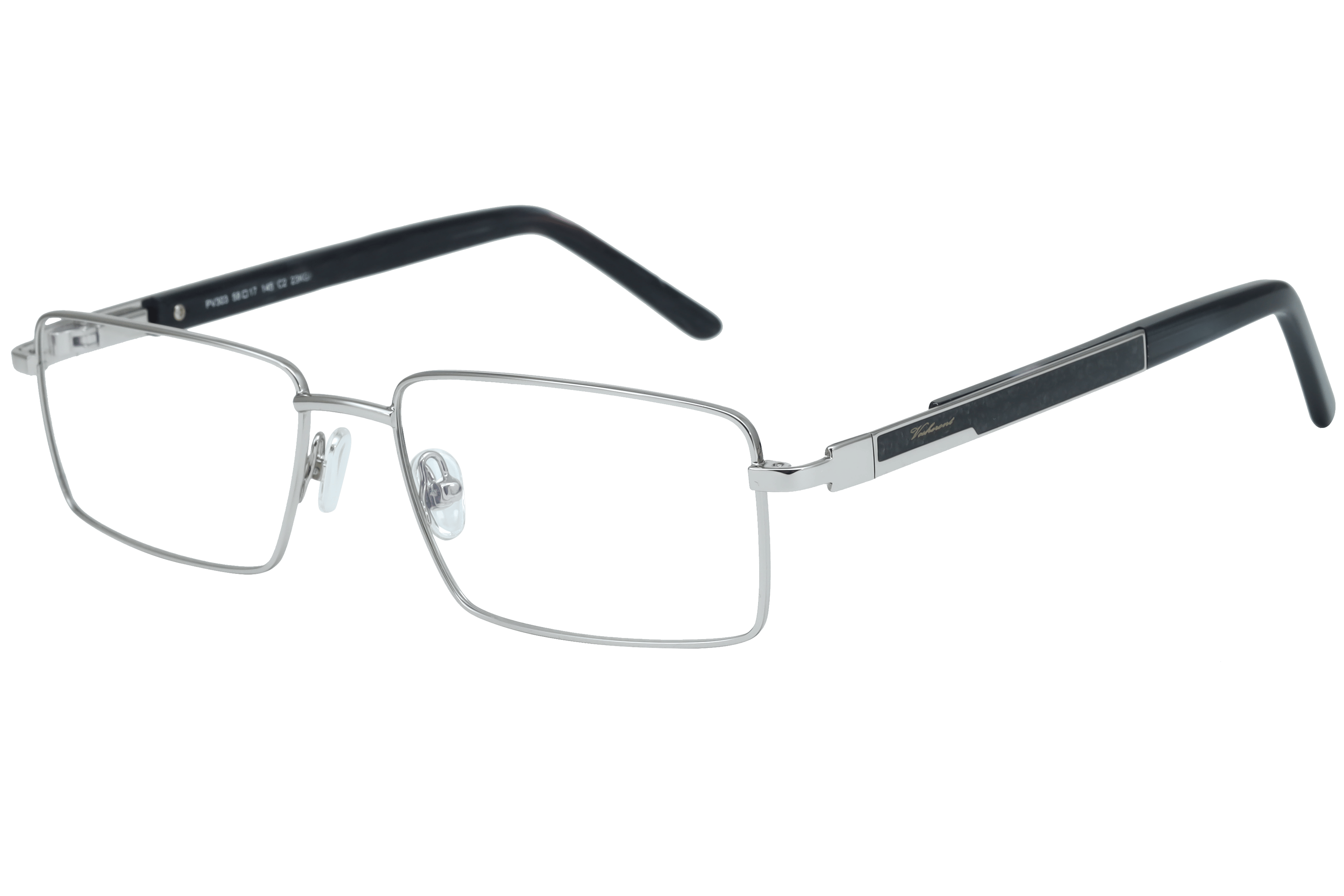 PAUL VOSHERONT PV303 Frame Grey Male Full Metal Frame — view 1