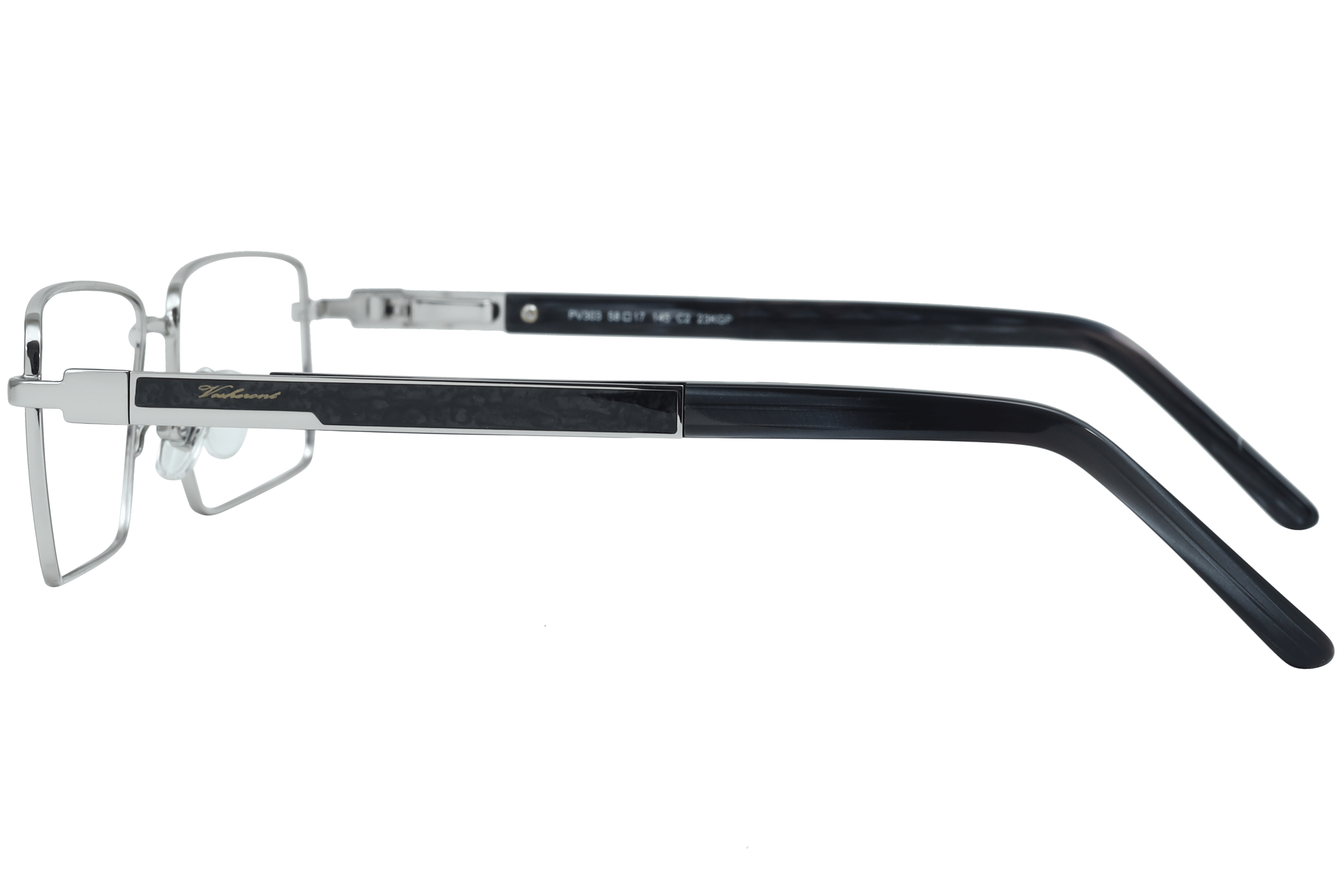 PAUL VOSHERONT PV303 Frame Grey Male Full Metal Frame — view 3