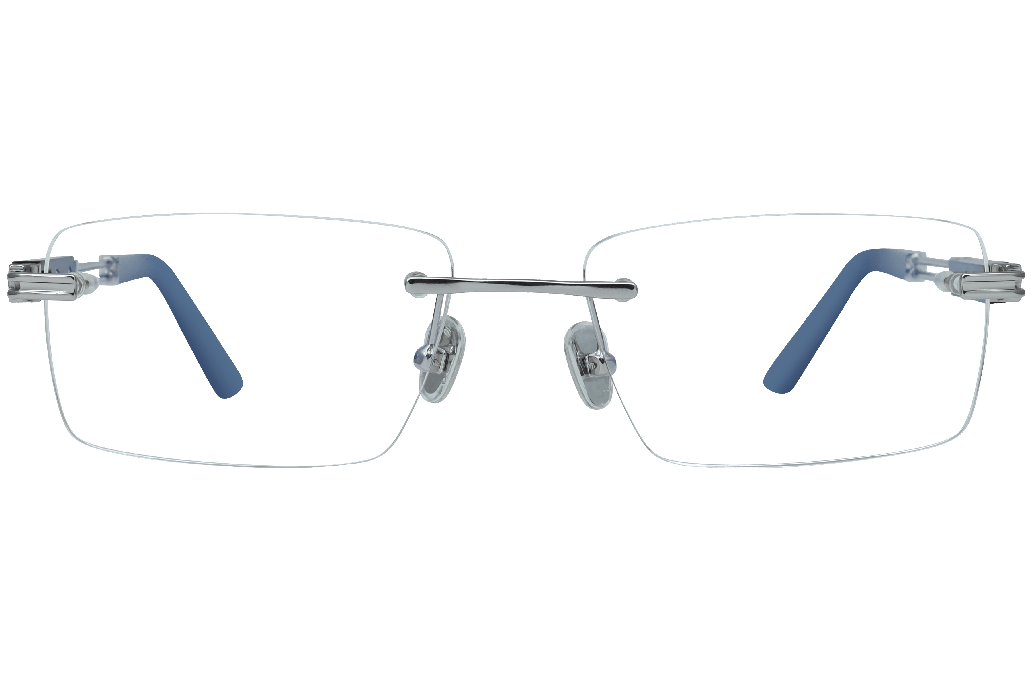 PAUL VOSHERONT PV370 Frame Grey Male RimLess Metal with Wood