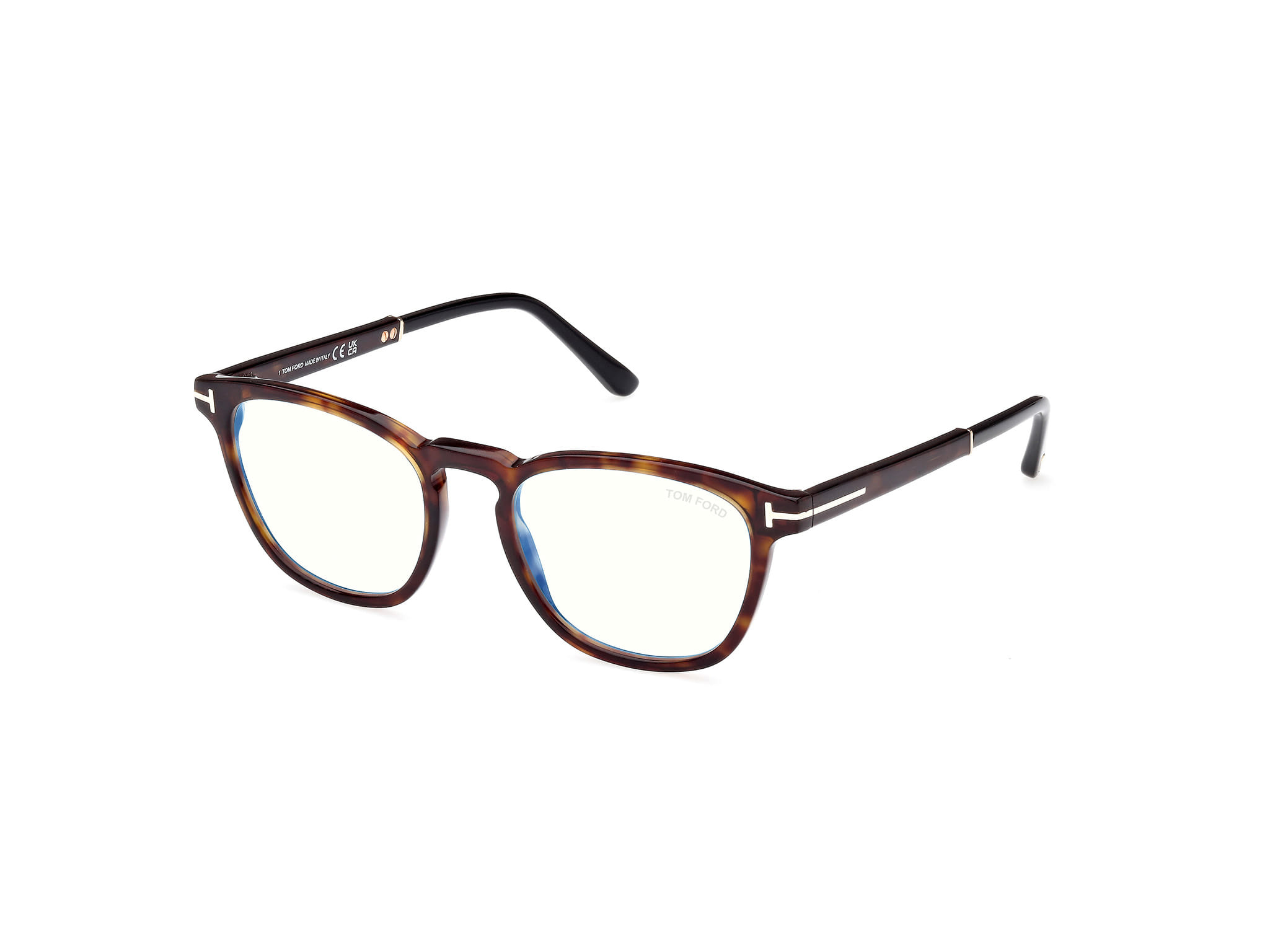 Tomford FT5890 Frame Havana Male Full Shell — Havana frame