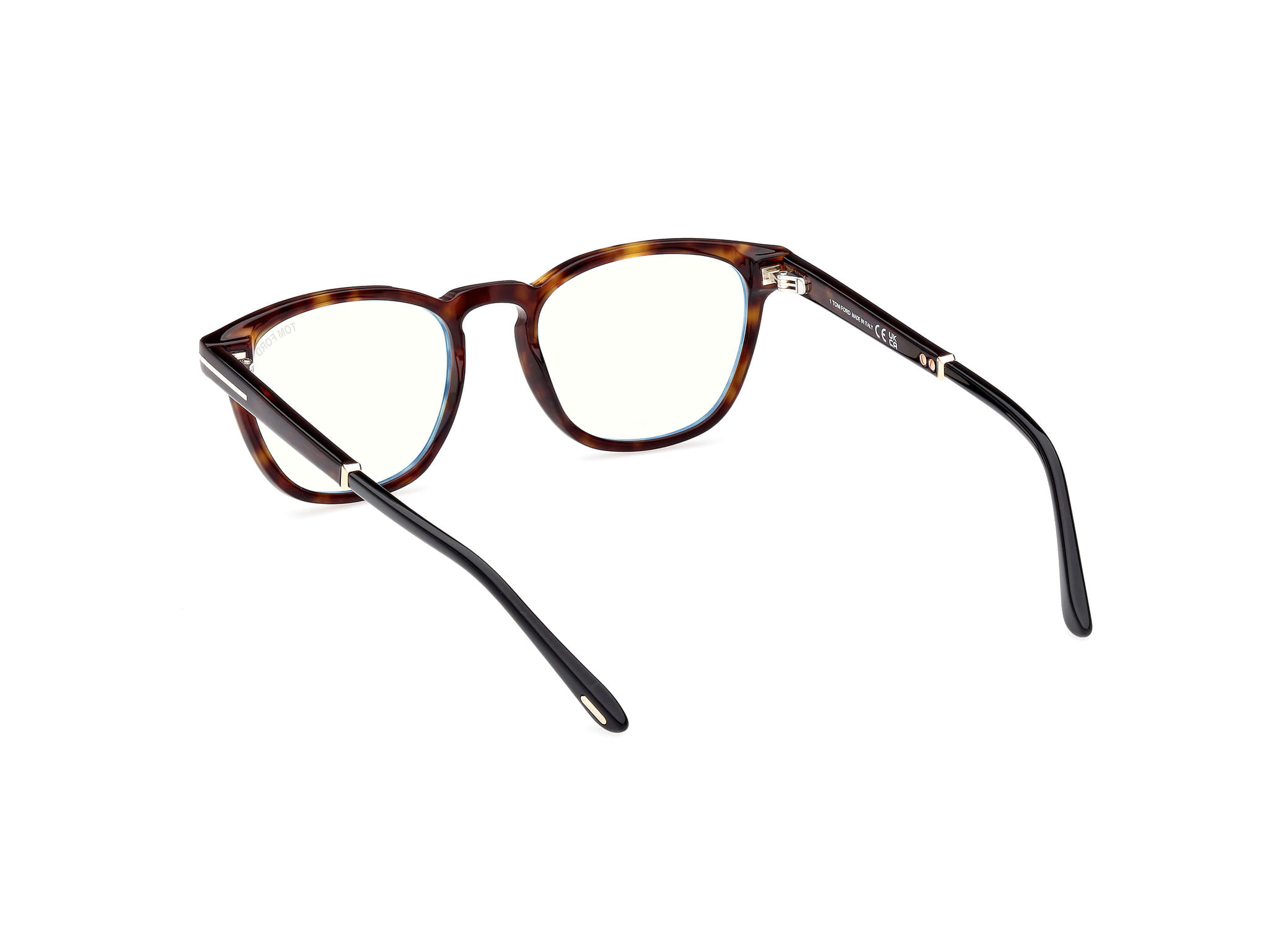 Tomford FT5890 Frame Havana Male Full Shell Frame — Havana frame — view 3