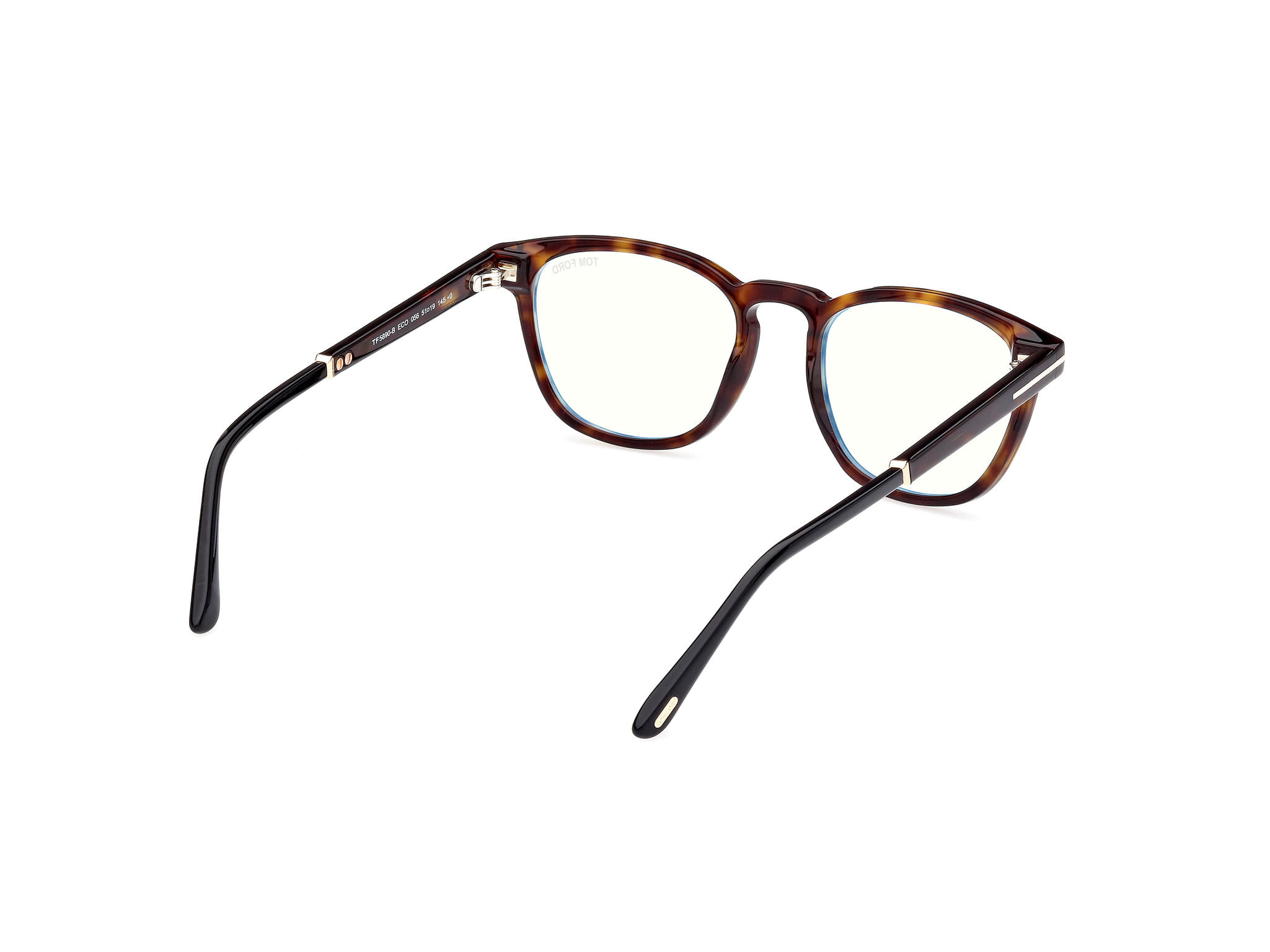 Tomford FT5890 Frame Havana Male Full Shell Frame — Havana frame — view 5