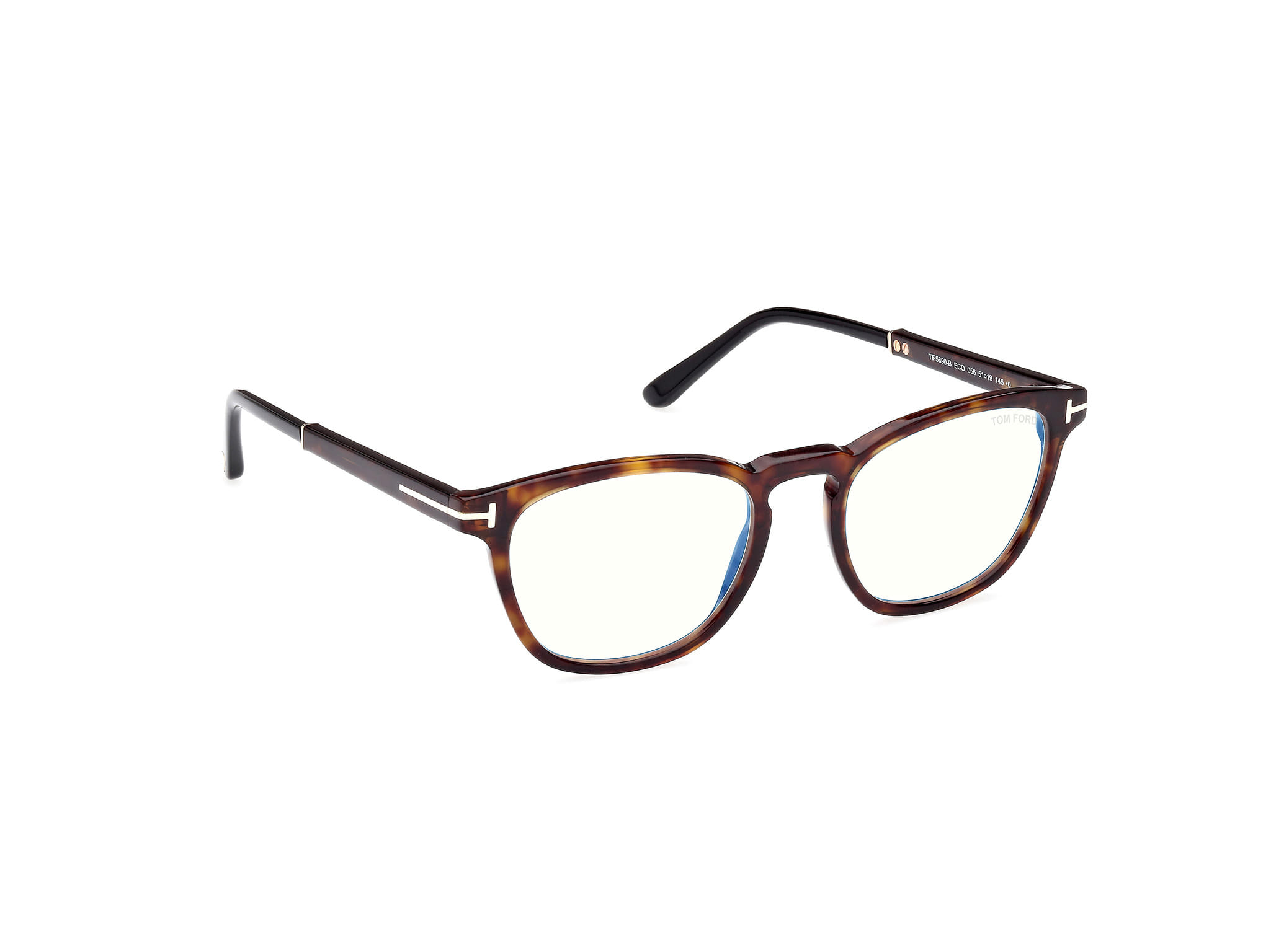 Tomford FT5890 Frame Havana Male Full Shell Frame — Havana frame — view 7