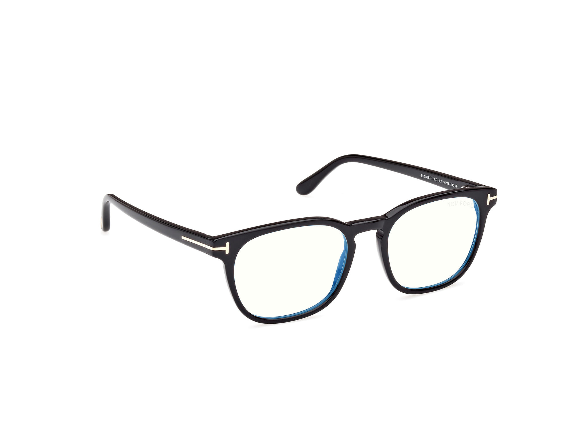 Tomford FT5868-B Frame Black Male Full Shell Frame — view 7
