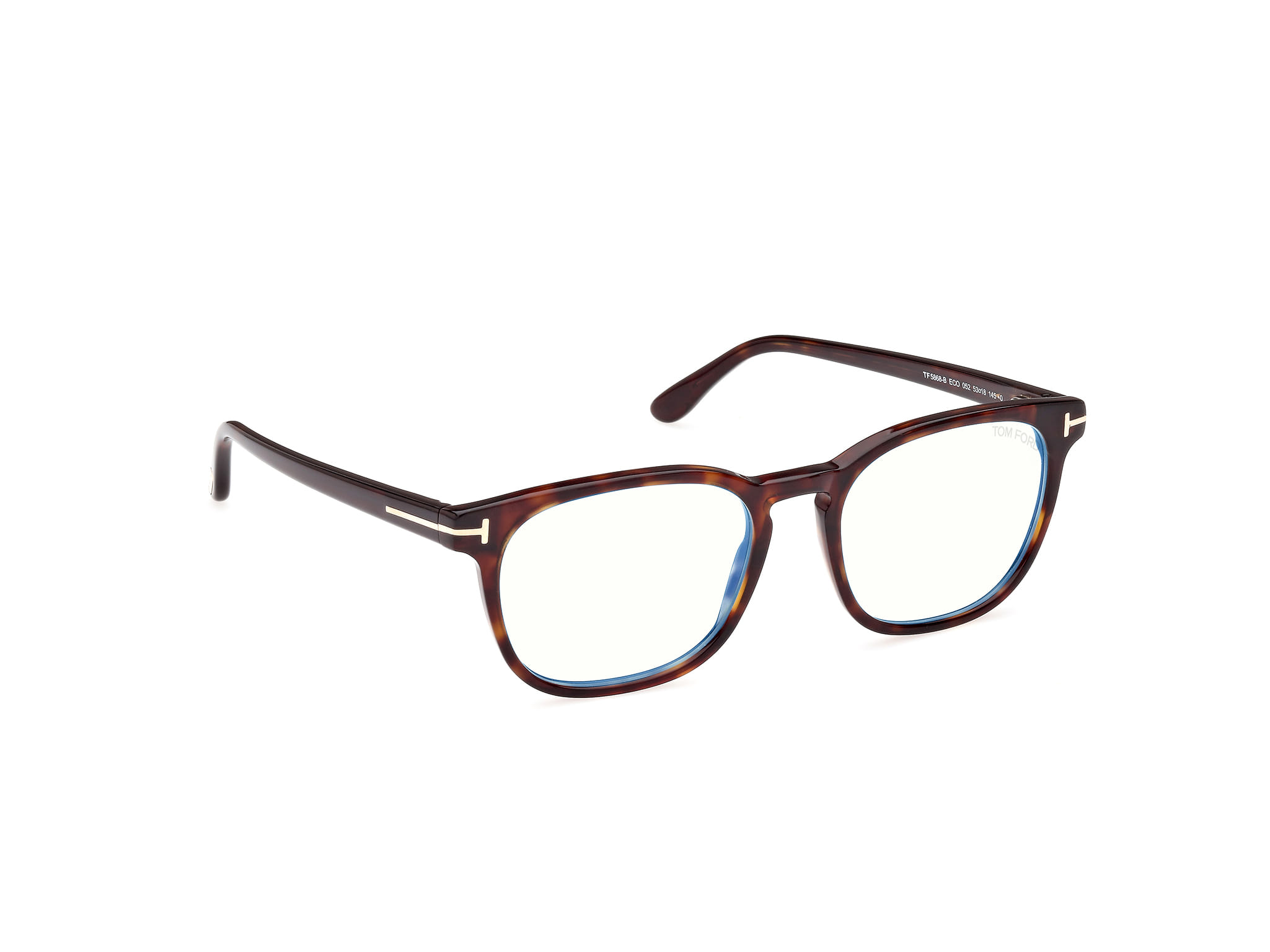 Tomford FT5868-B Frame Havana Male Full Shell Frame — Havana frame — view 7