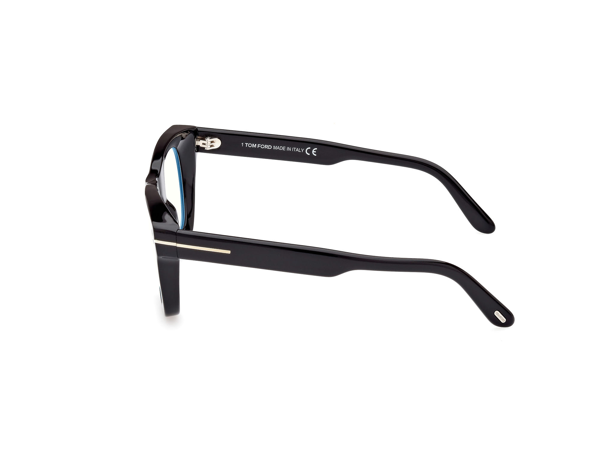 Tomford FT5872-B Frame Black Male Full Shell Frame — Black frame — view 2