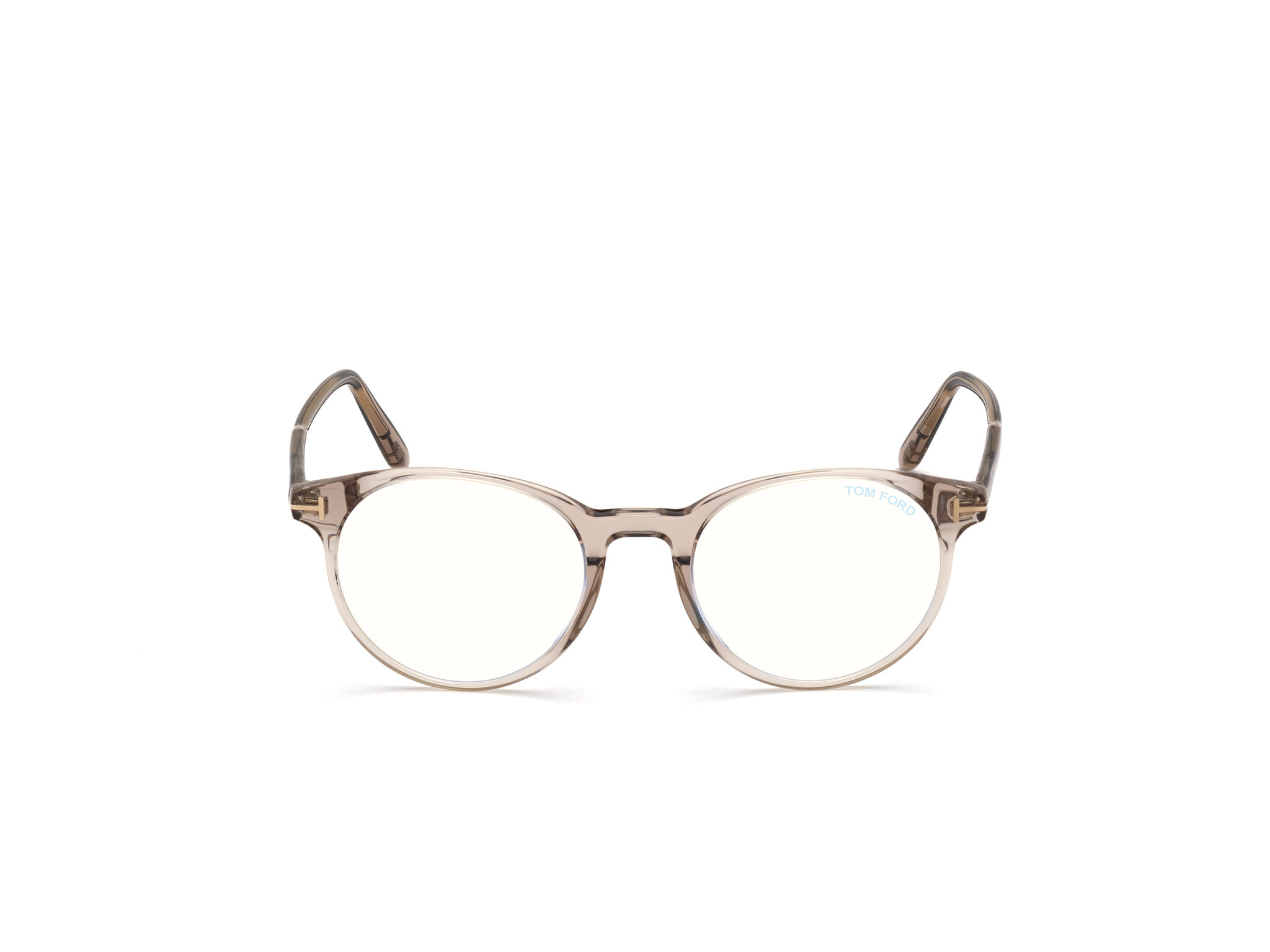 Tomford FT5695-B Frame Transparent Brown Male Full Shell Frame — view 8
