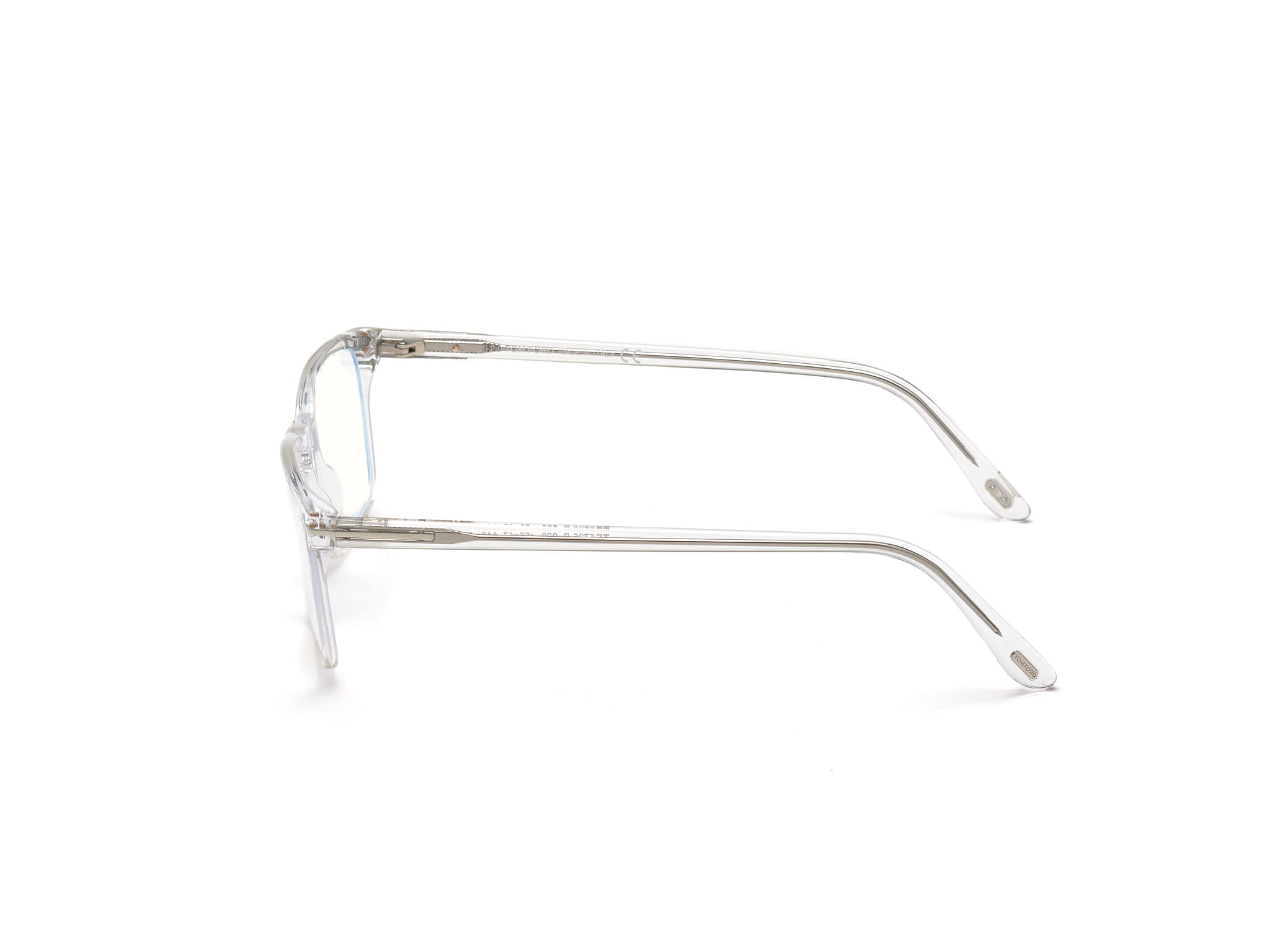 Tomford FT5735-B Frame Transparent Male Full Shell Frame — Transparent frame — view 2