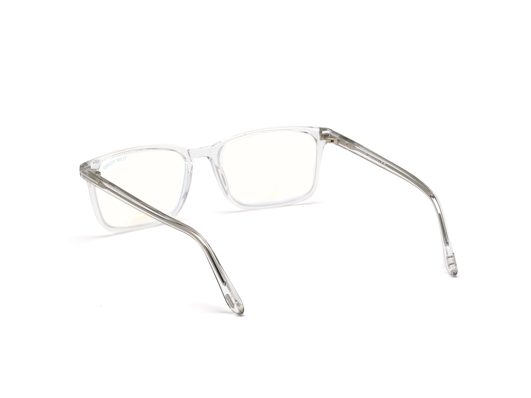 Tomford FT5735-B Frame Transparent Male Full Shell Frame — Transparent frame — view 3