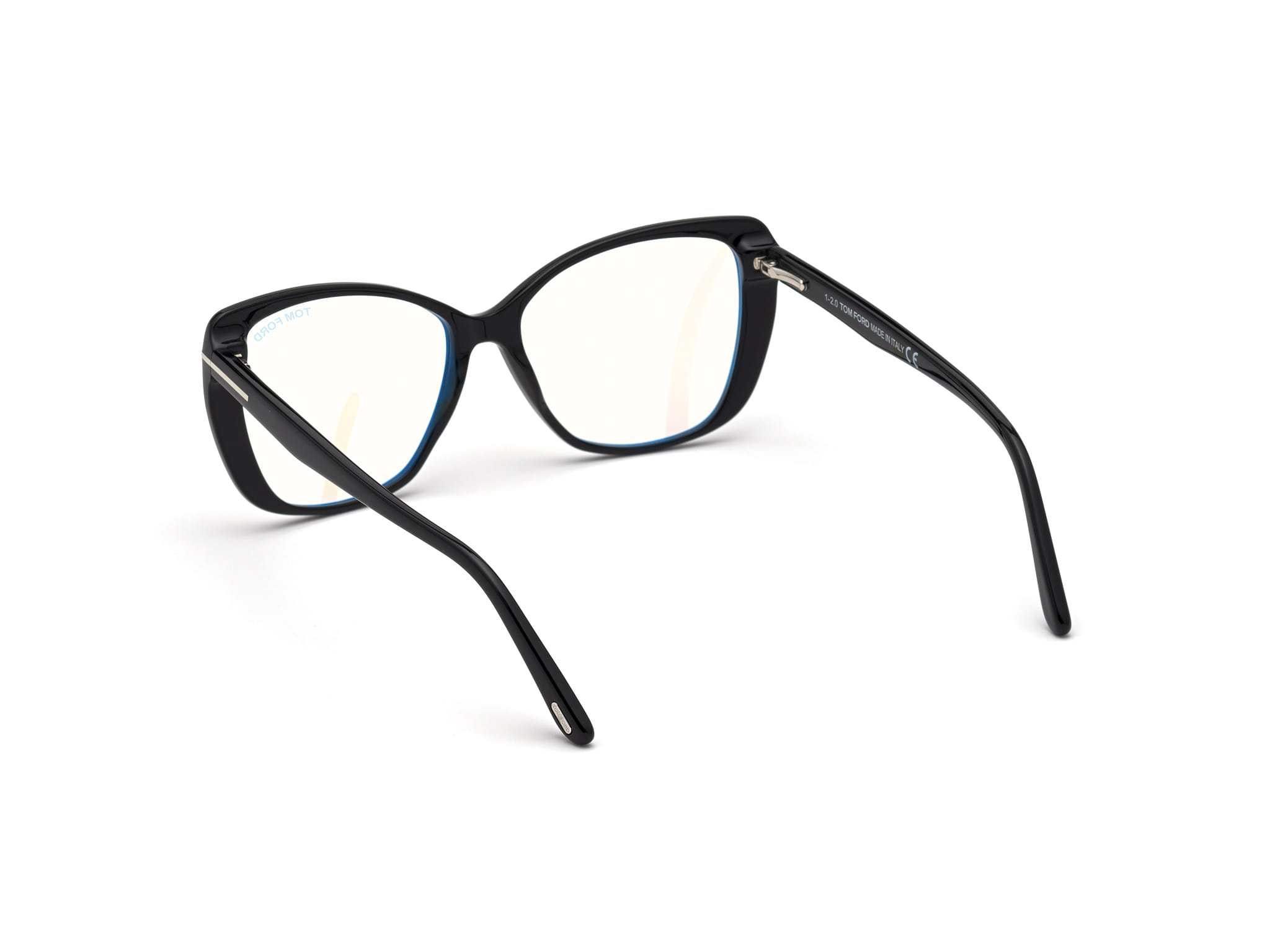 Tomford FT5744-B Frame Black Female Full Shell Frame — Black frame — view 3