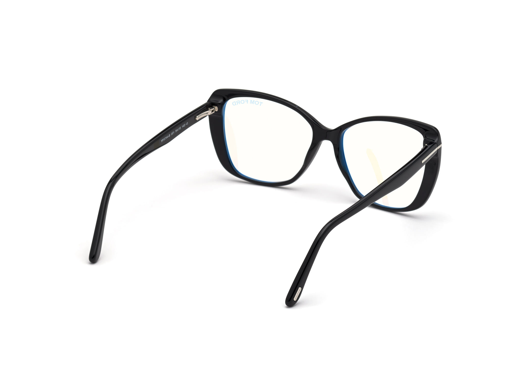 Tomford FT5744-B Frame Black Female Full Shell Frame — Black frame — view 5