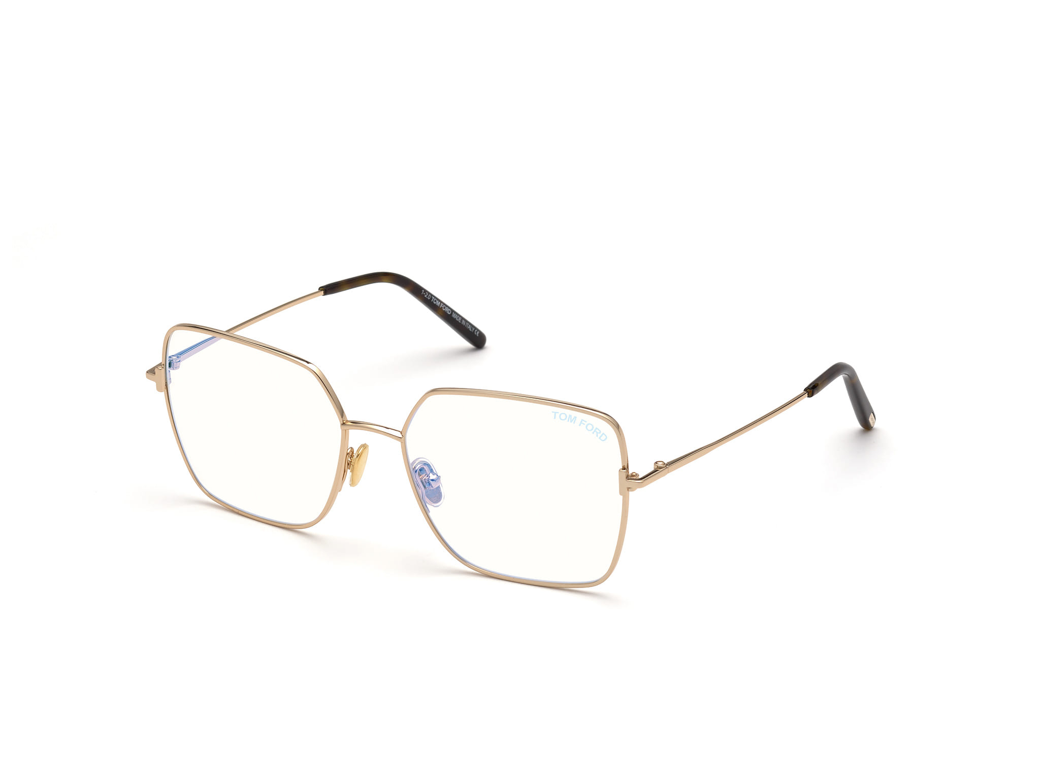 Tomford TF5739-B Frame Gold Unisex Full Metal — Gold frame