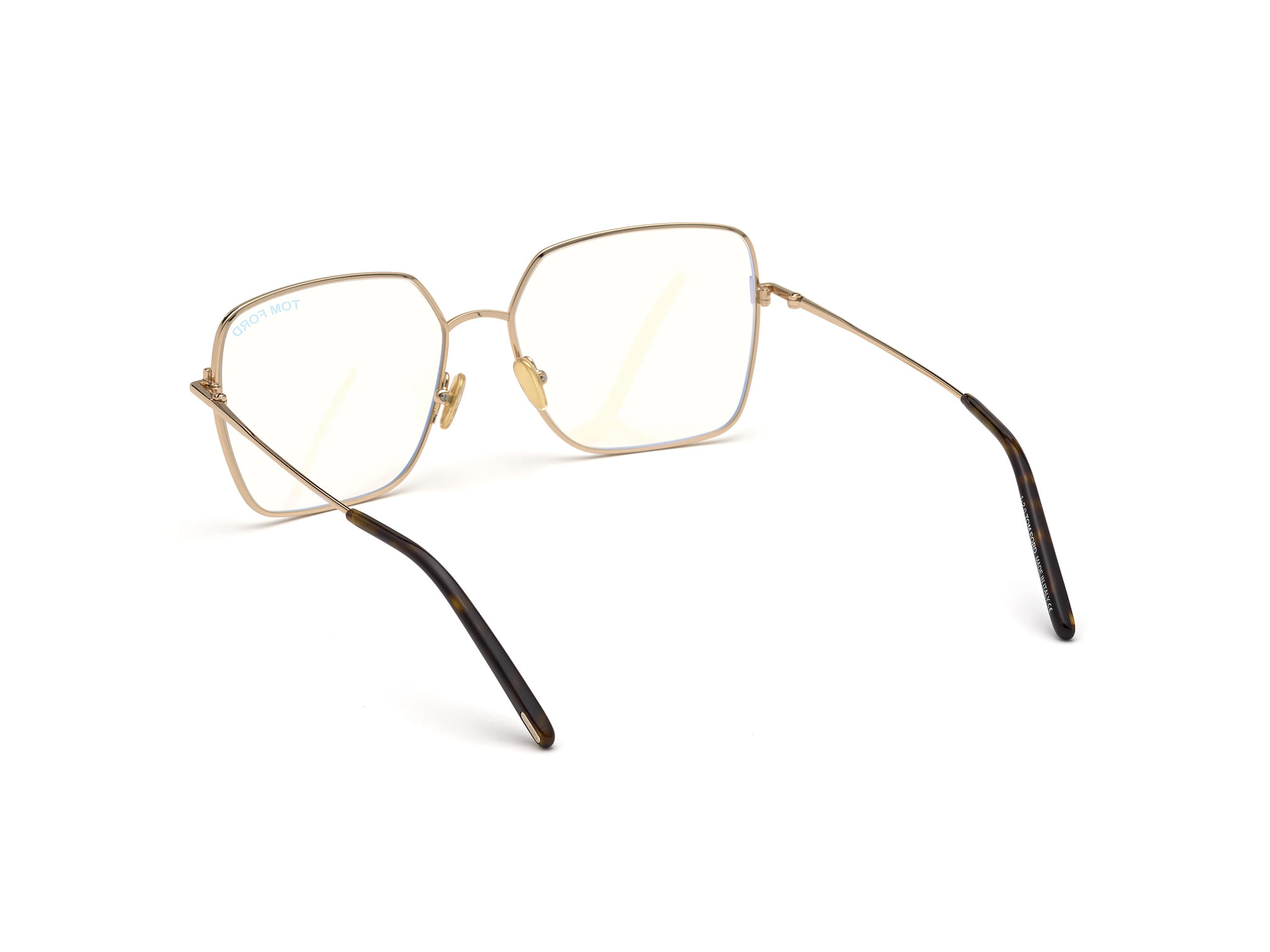 Tomford TF5739-B Frame Gold Unisex Full Metal Frame — Gold frame — view 3