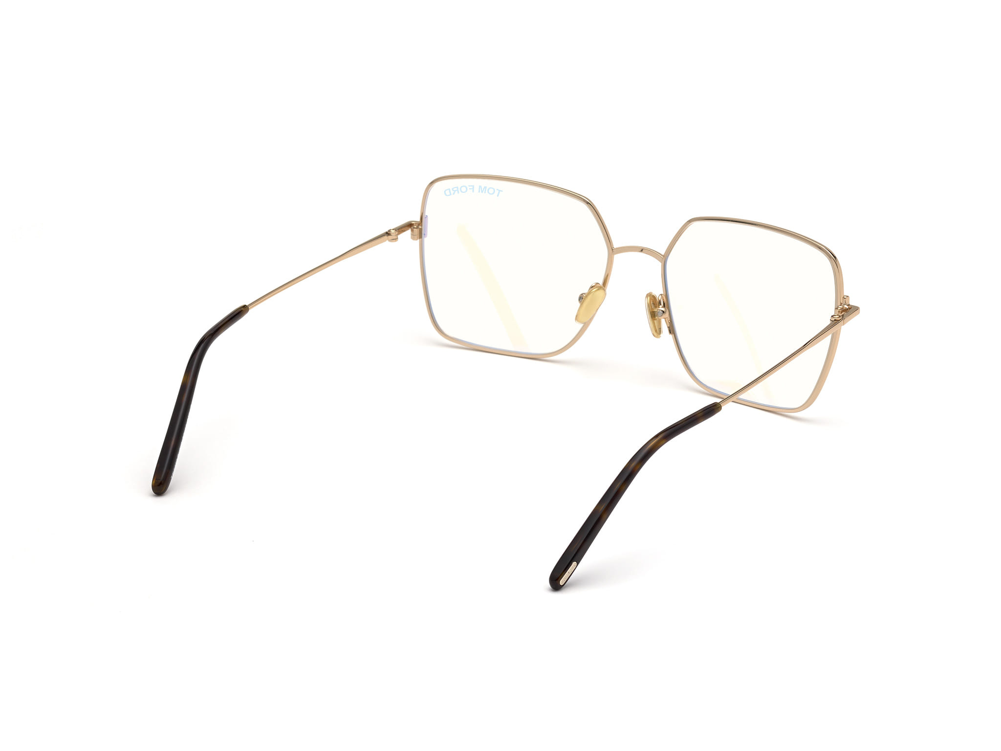 Tomford TF5739-B Frame Gold Unisex Full Metal Frame — Gold frame — view 5