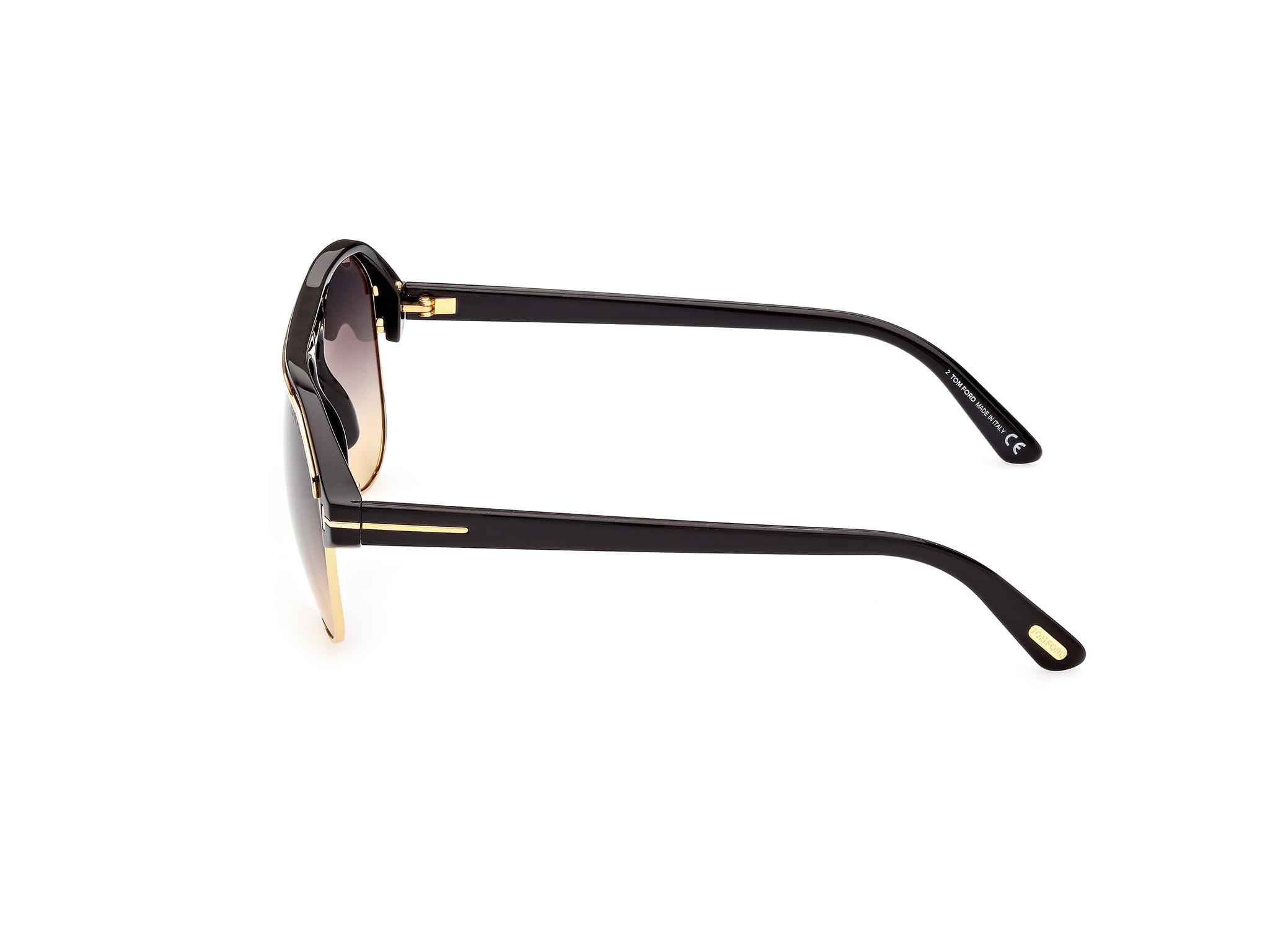 Tomford FT0929 Sunglass Gold Male Full Shell Sunglass — Gold frame — view 2