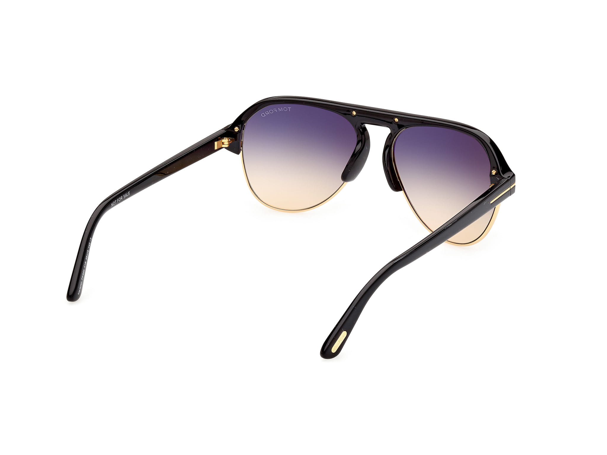 Tomford FT0929 Sunglass Gold Male Full Shell Sunglass — Gold frame — view 5