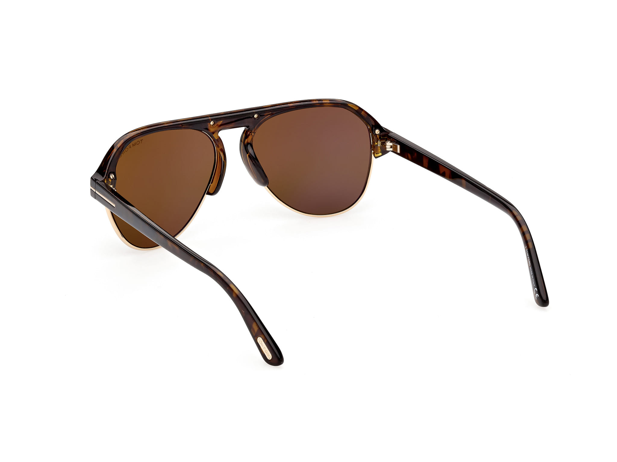 Tomford FT0929 Sunglass Gold Male Full Shell Sunglass — Gold frame — view 3
