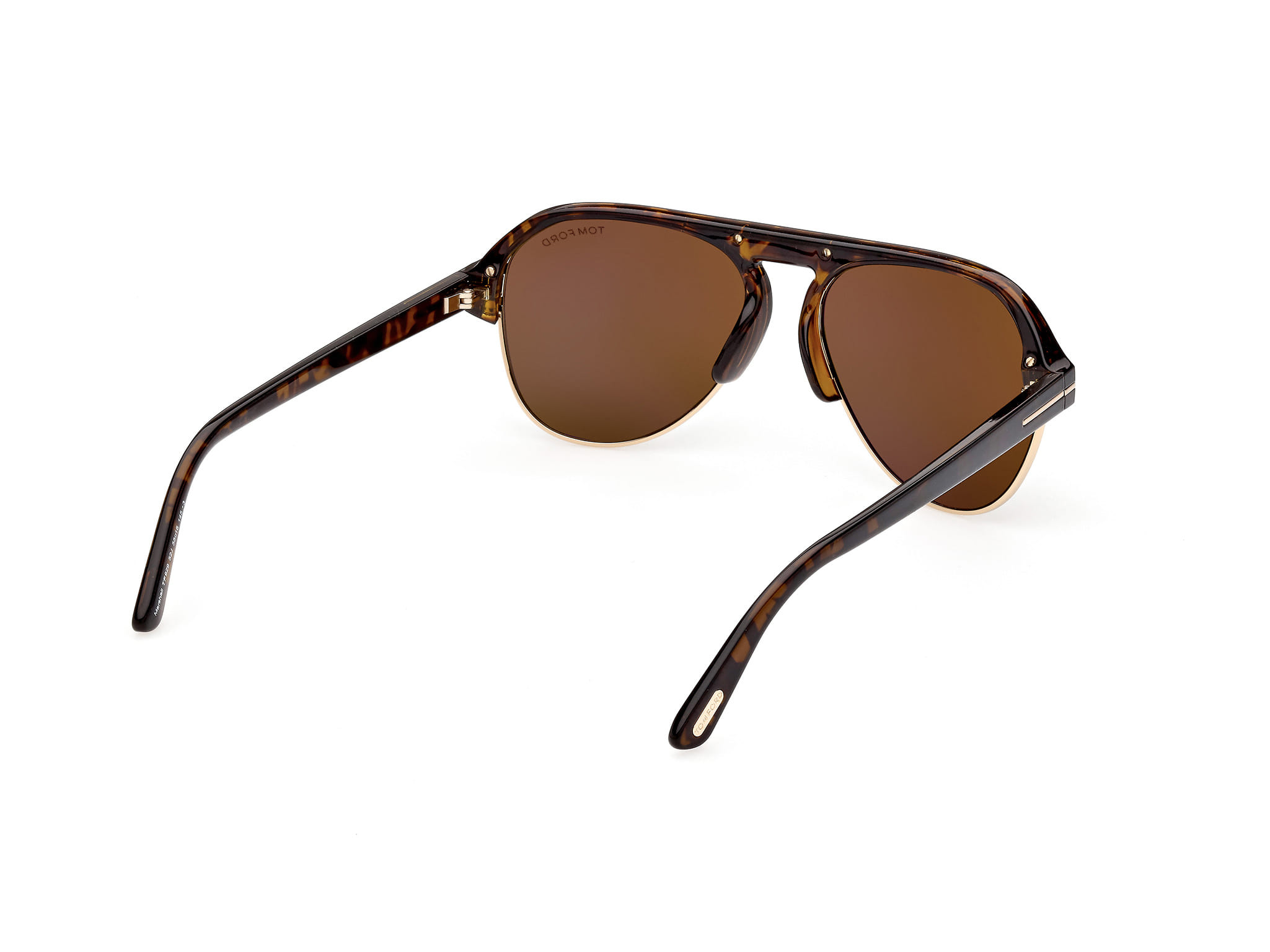 Tomford FT0929 Sunglass Gold Male Full Shell Sunglass — Gold frame — view 5