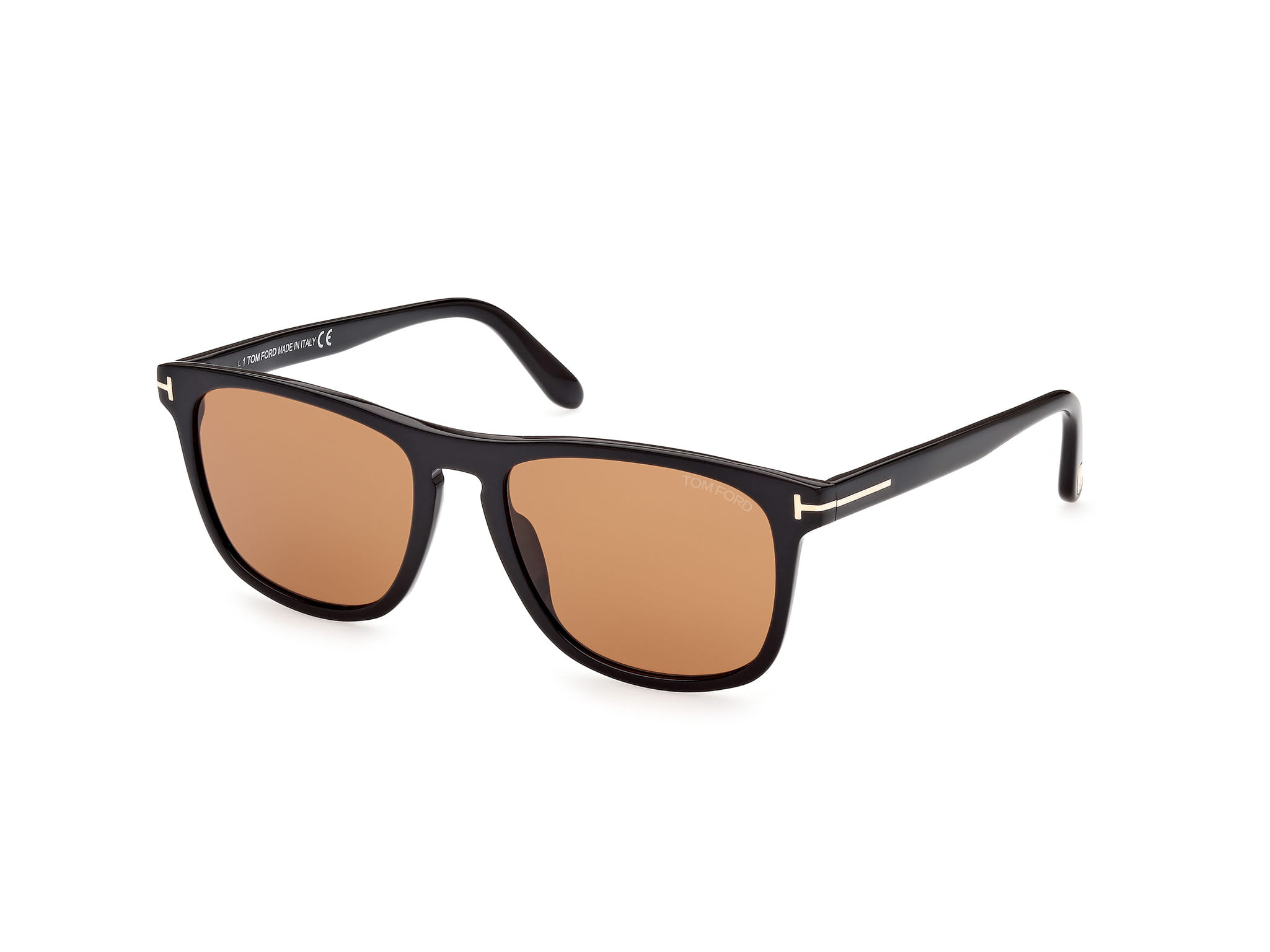 Tomford FT0930 Sunglass Black Male Full Shell — Black frame