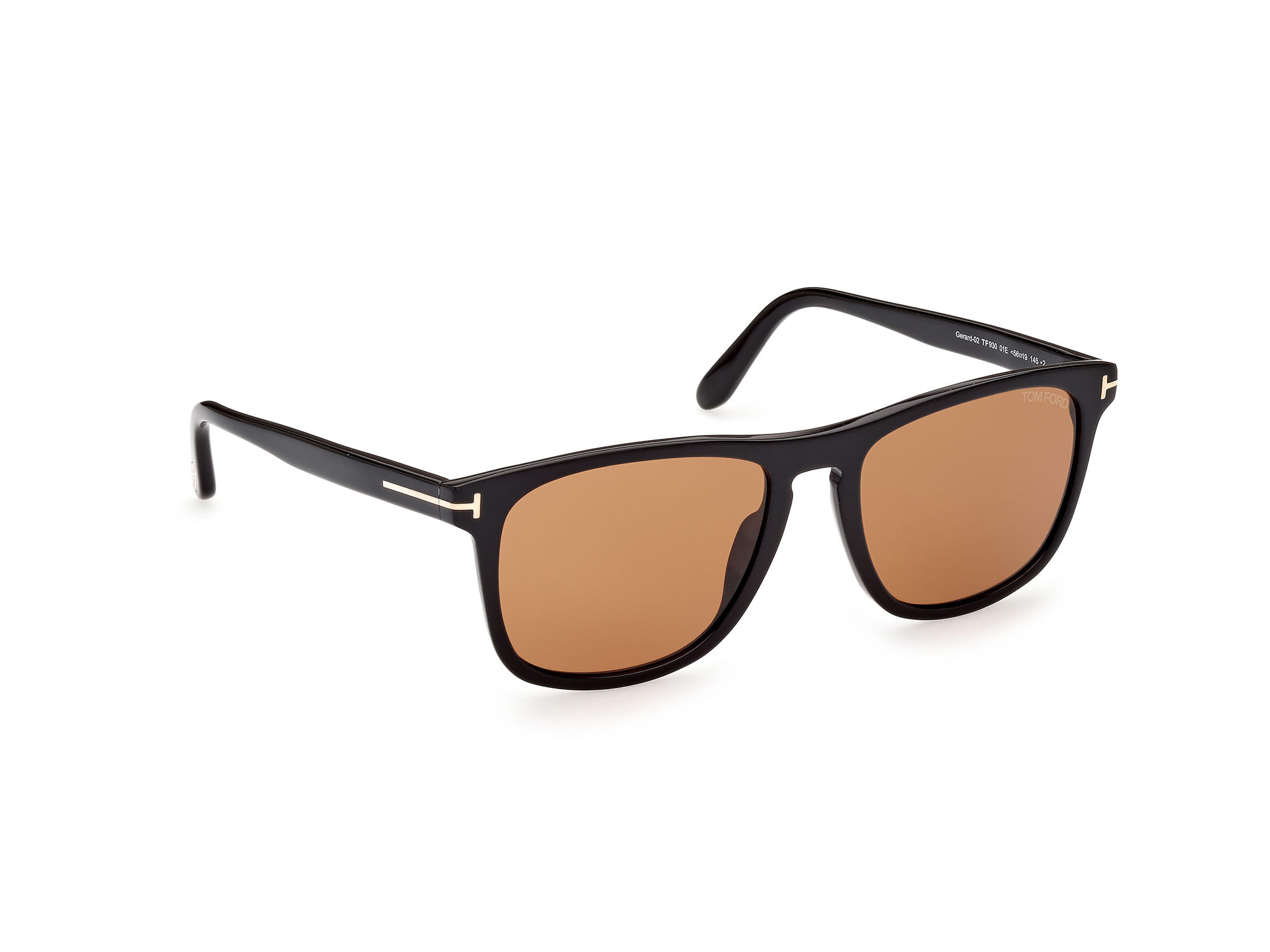 Tomford FT0930 Sunglass Black Male Full Shell Sunglass — Black frame — view 7