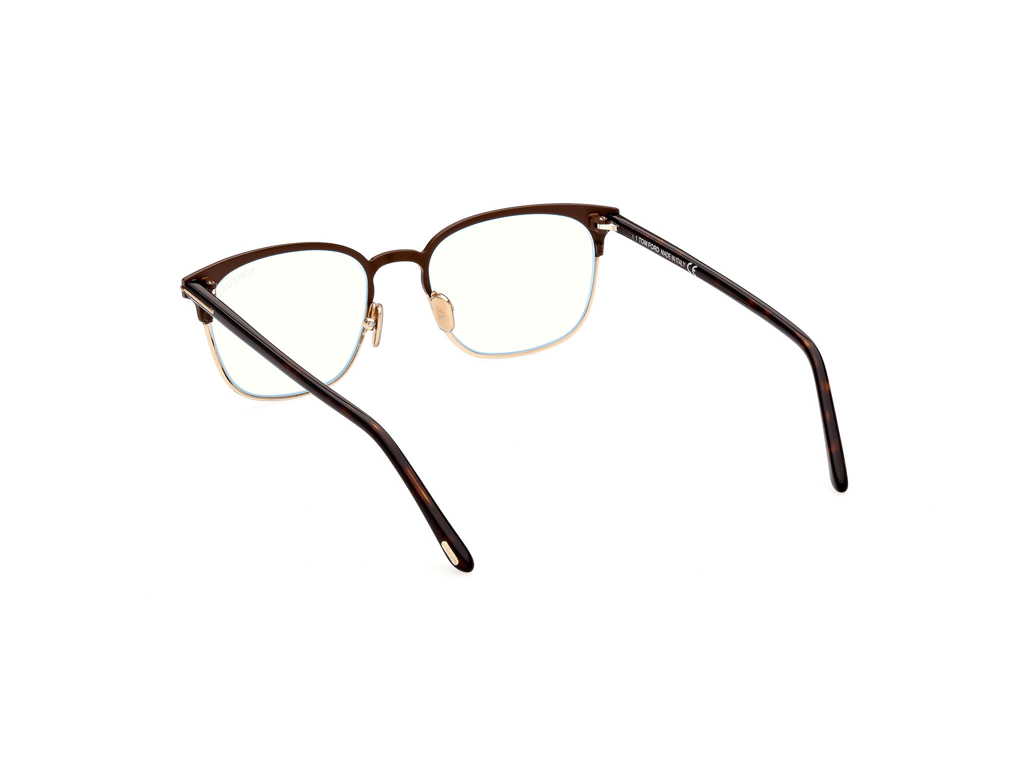 Tomford TF5799-B Frame Brown Male Full Shell Frame — Brown frame — view 3