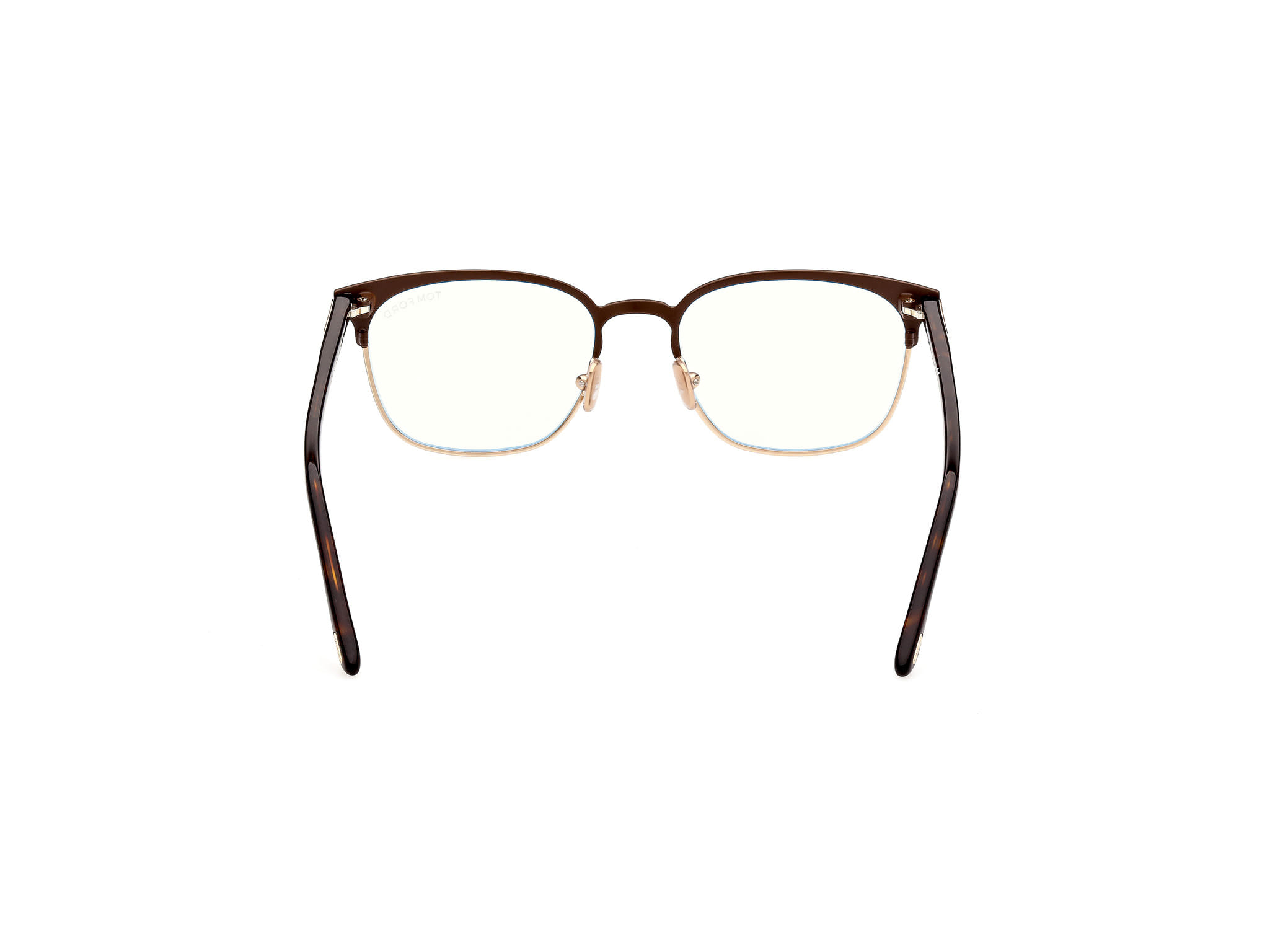 Tomford TF5799-B Frame Brown Male Full Shell Frame — Brown frame — view 4