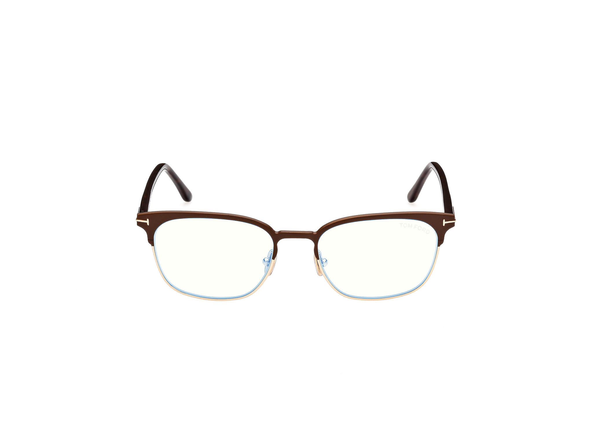 Tomford TF5799-B Frame Brown Male Full Shell Frame — Brown frame — view 8