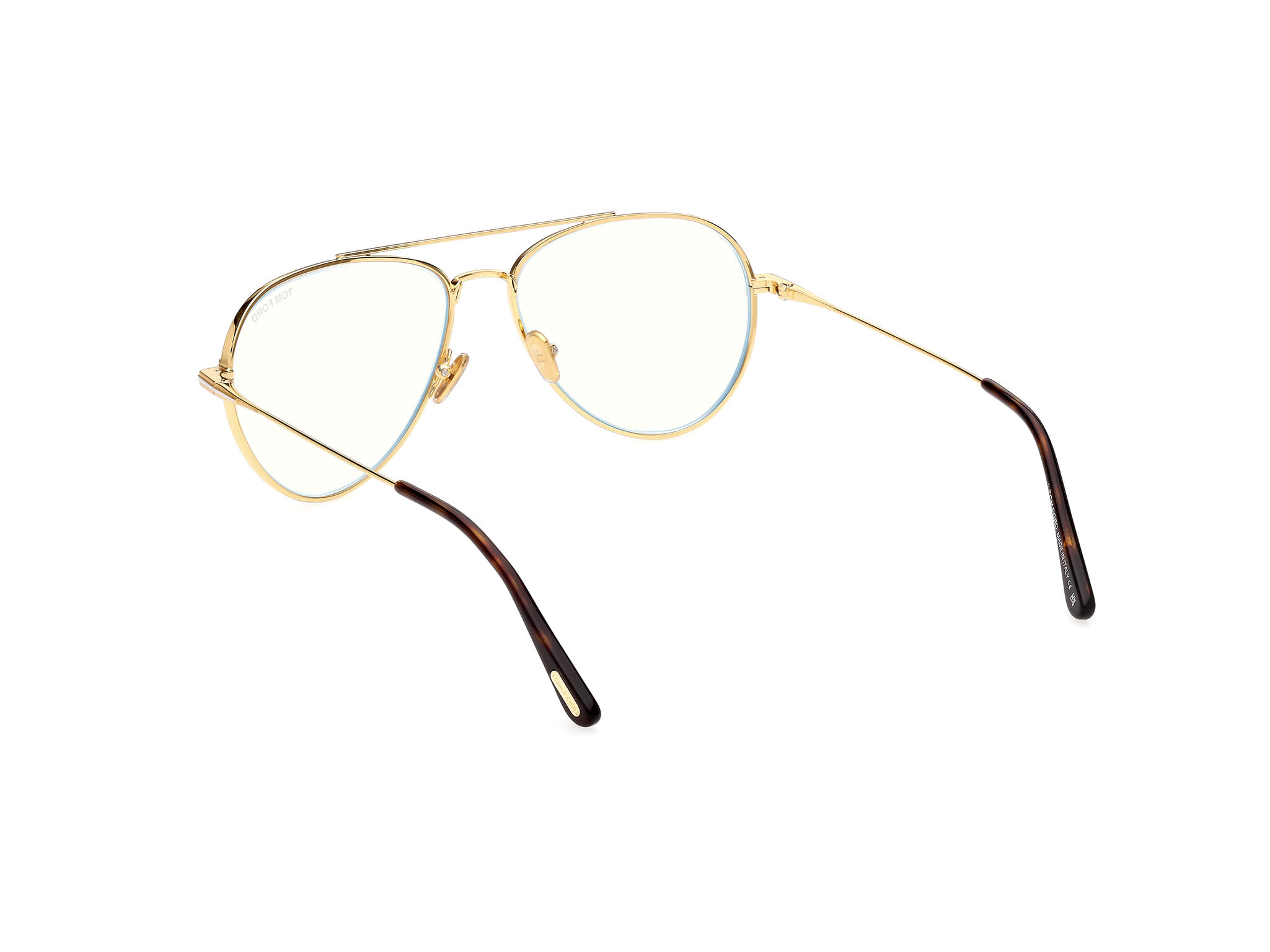 Tomford TF5800-B Frame Gold Male Full Metal Frame — Gold frame — view 3