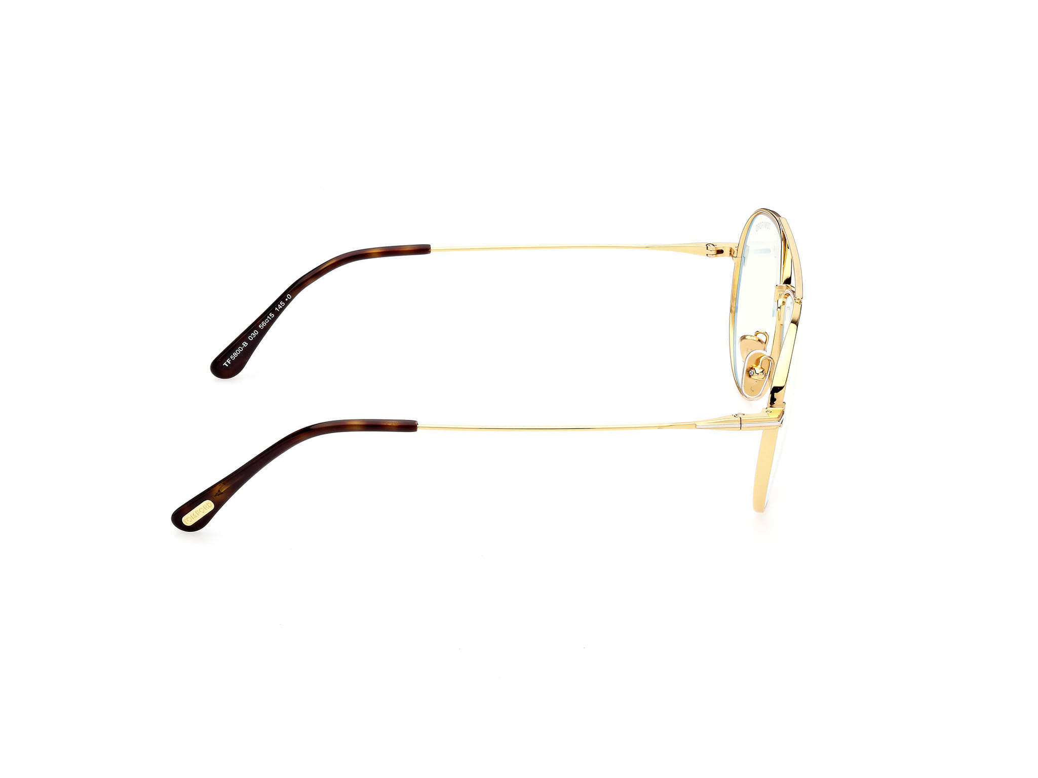 Tomford TF5800-B Frame Gold Male Full Metal Frame — Gold frame — view 6