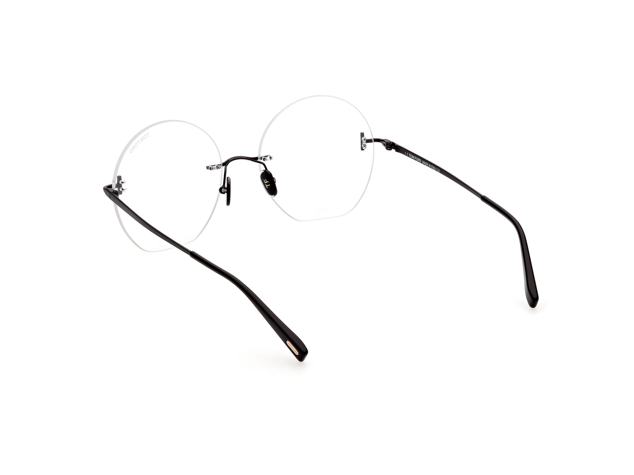 Tomford FT5809 Frame Black Male RimLess Metal Frame — Black frame — view 3