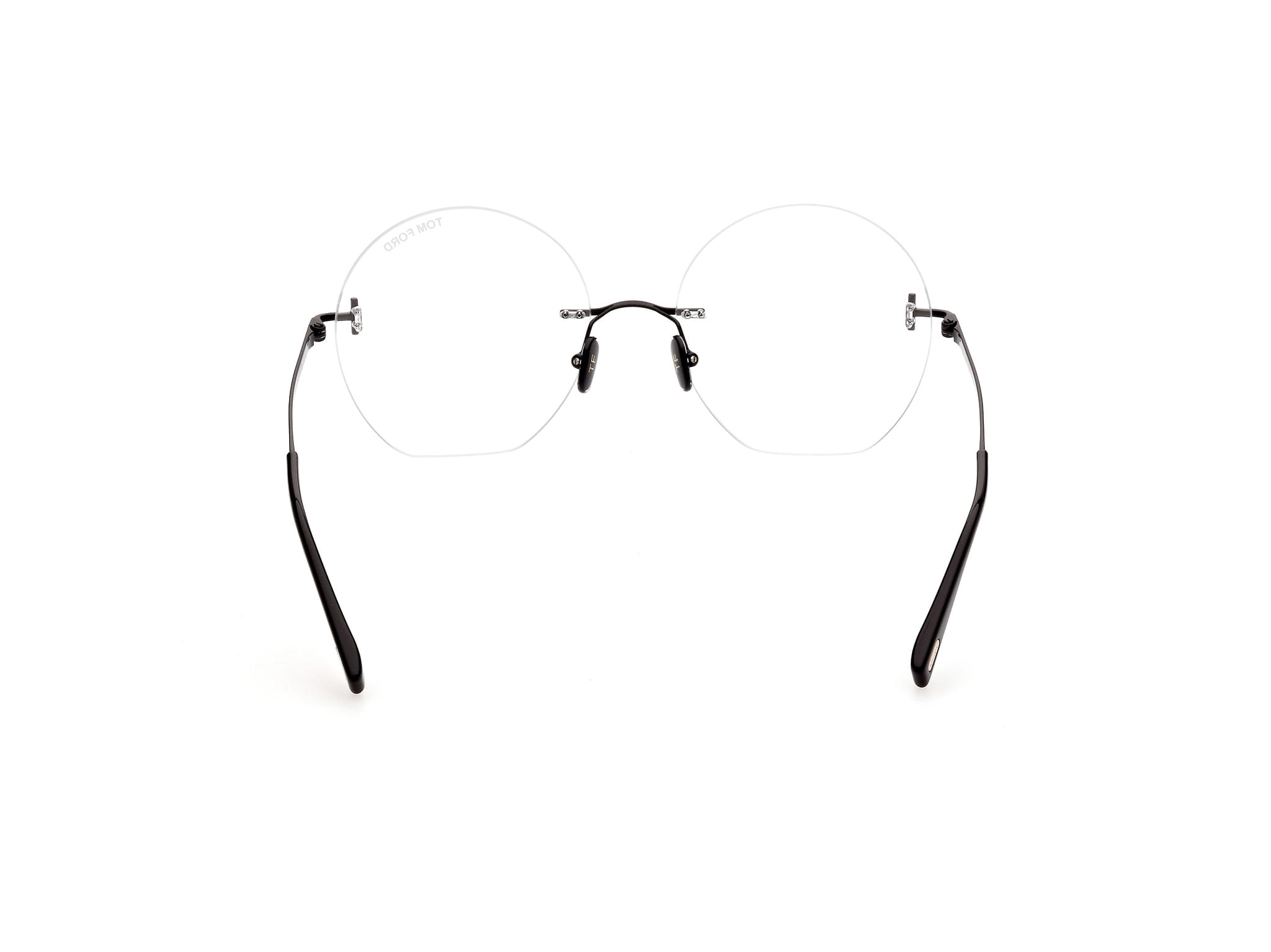 Tomford FT5809 Frame Black Male RimLess Metal Frame — Black frame — view 4
