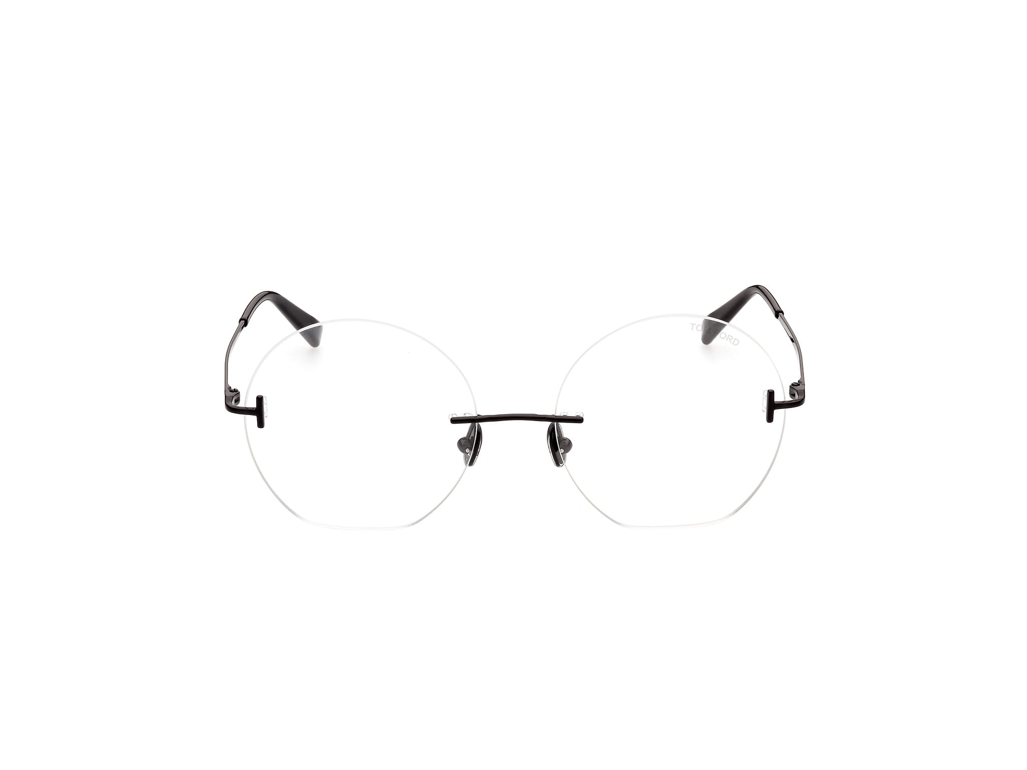 Tomford FT5809 Frame Black Male RimLess Metal Frame — Black frame — view 8