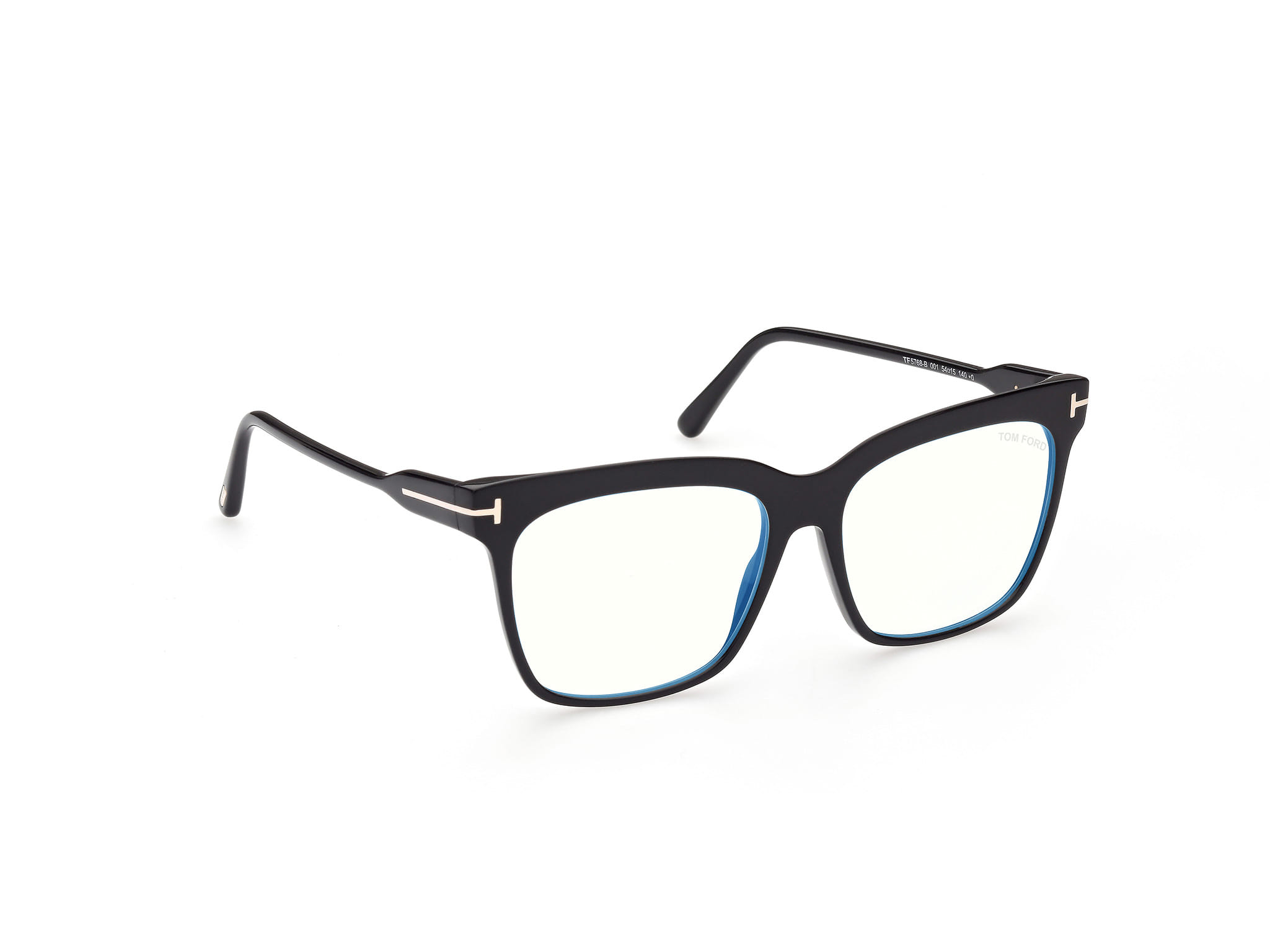 Tomford TF5768-B Frame Black Male Full Shell Frame — Black frame — view 7