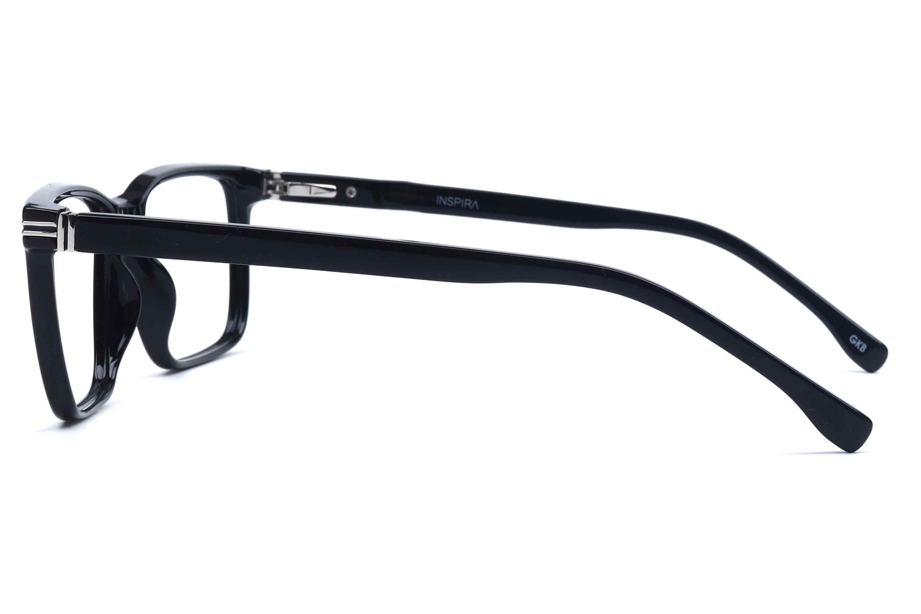 Inspira L2966 Frame Black Male Full Shell Frame — Black frame — view 3