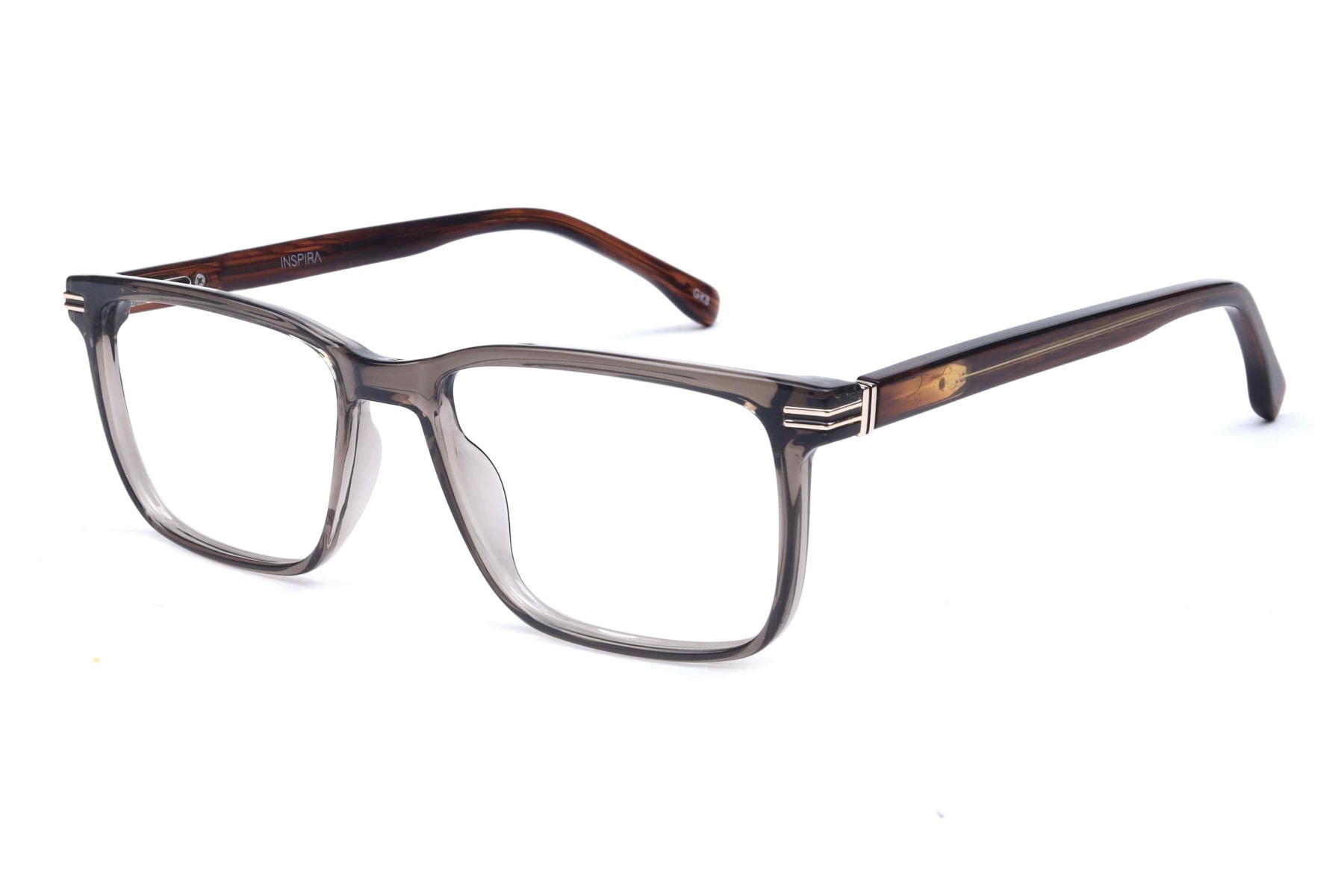 INSPIRA L2966 210 Frame — Transparent Brown frame — view 2