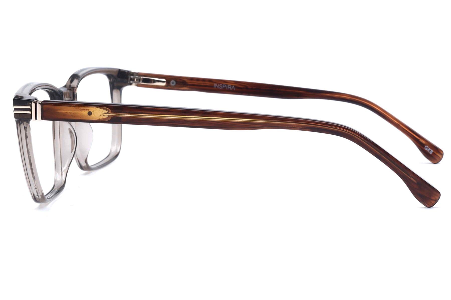 INSPIRA L2966 210 Frame — Transparent Brown frame — view 3