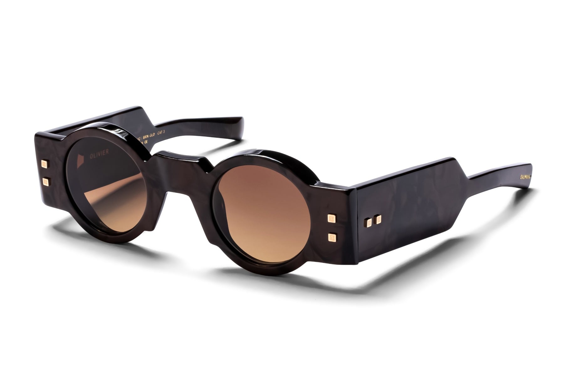 BALMAIN 159 D Sunglass — Havana frame — view 1