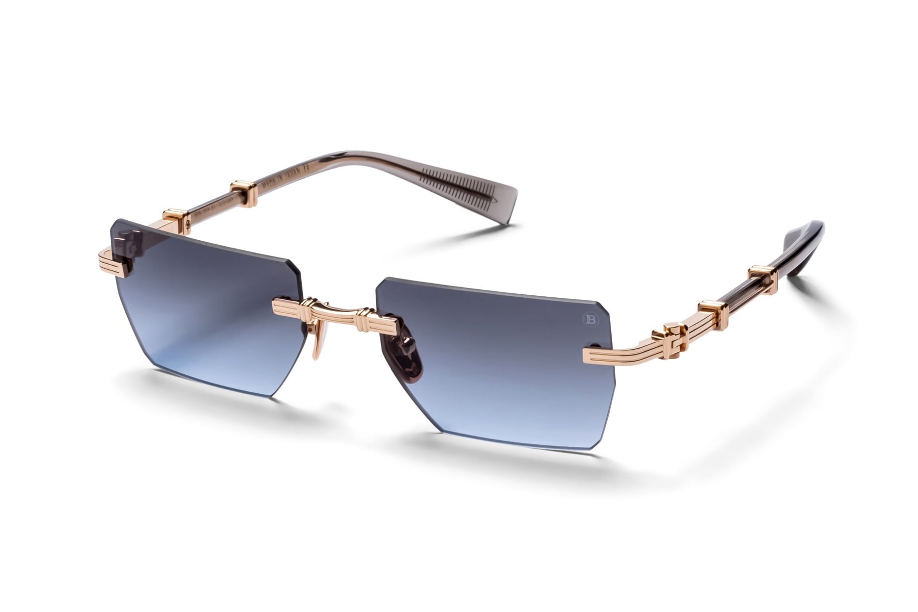 BALMAIN PIERRE BPS 150F GLD-GRY CAT 3 Sunglass — view 1