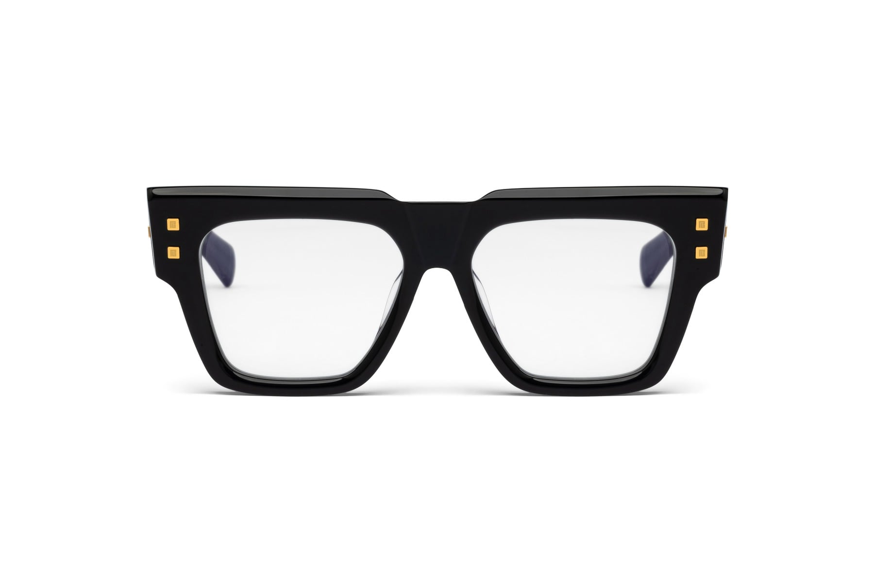 BALMAIN B-ARMY 164A BLK-GLD — Transparent Brown frame